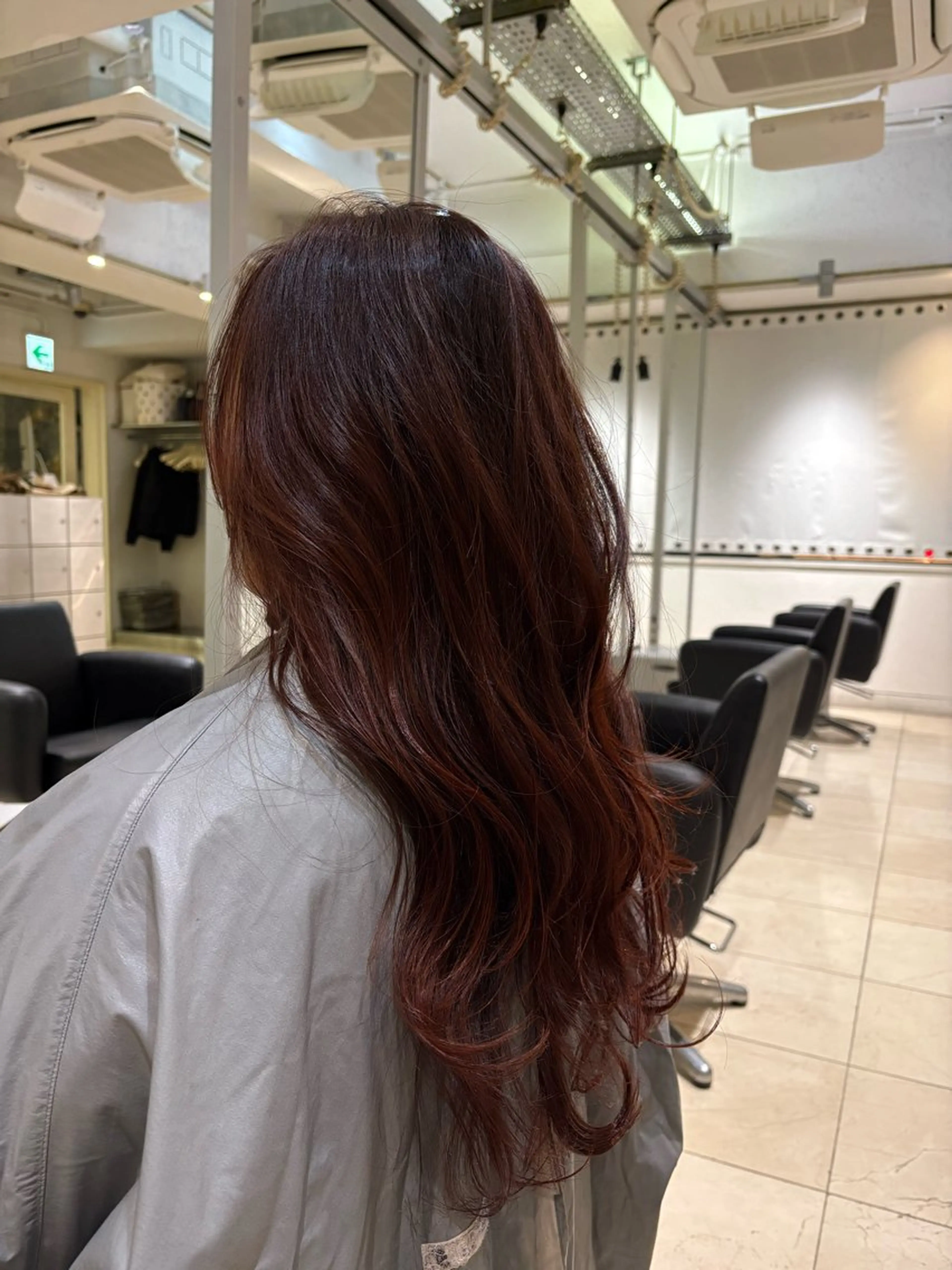 ロング カラー パーマ ブリーチ ブリーチなしカラー FACE-T所属・ボブカット/ パーマARAI🫧のヘアスタイル