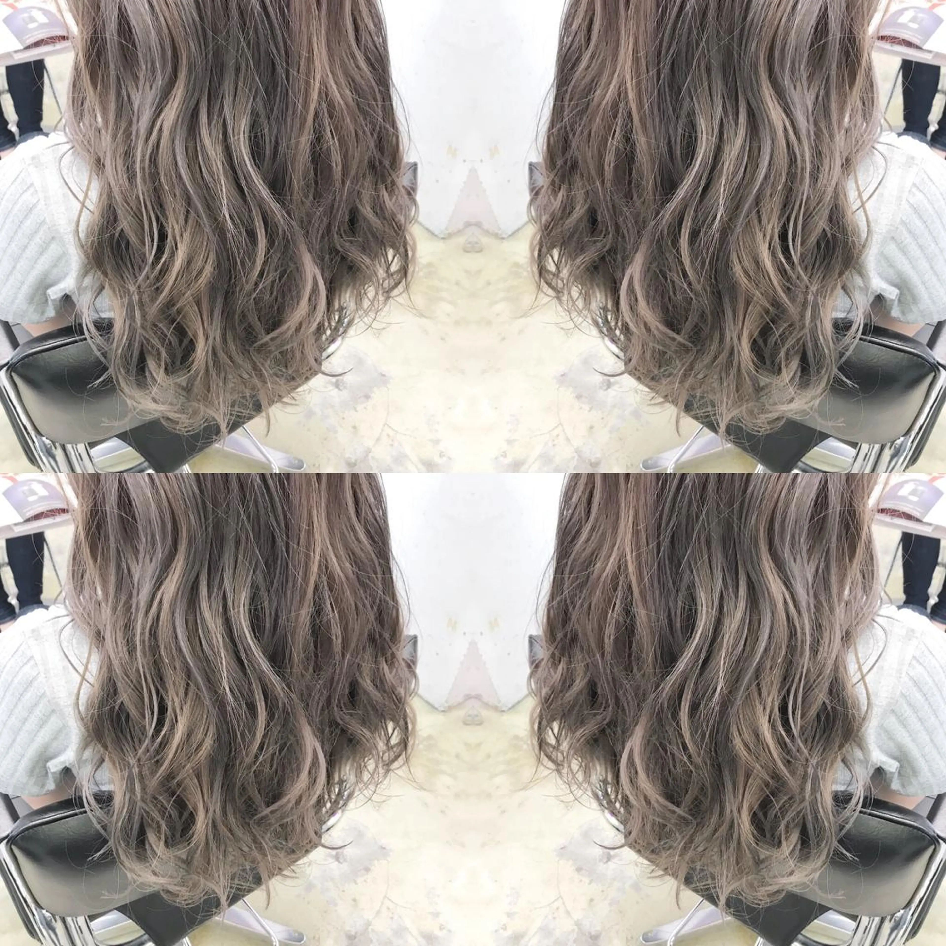 ロング カラー ヘアアレンジ ベージュカラー ブリーチ ミルクティーベージュ 垢抜け案内人 鈴木聖矢✂️のヘアスタイル