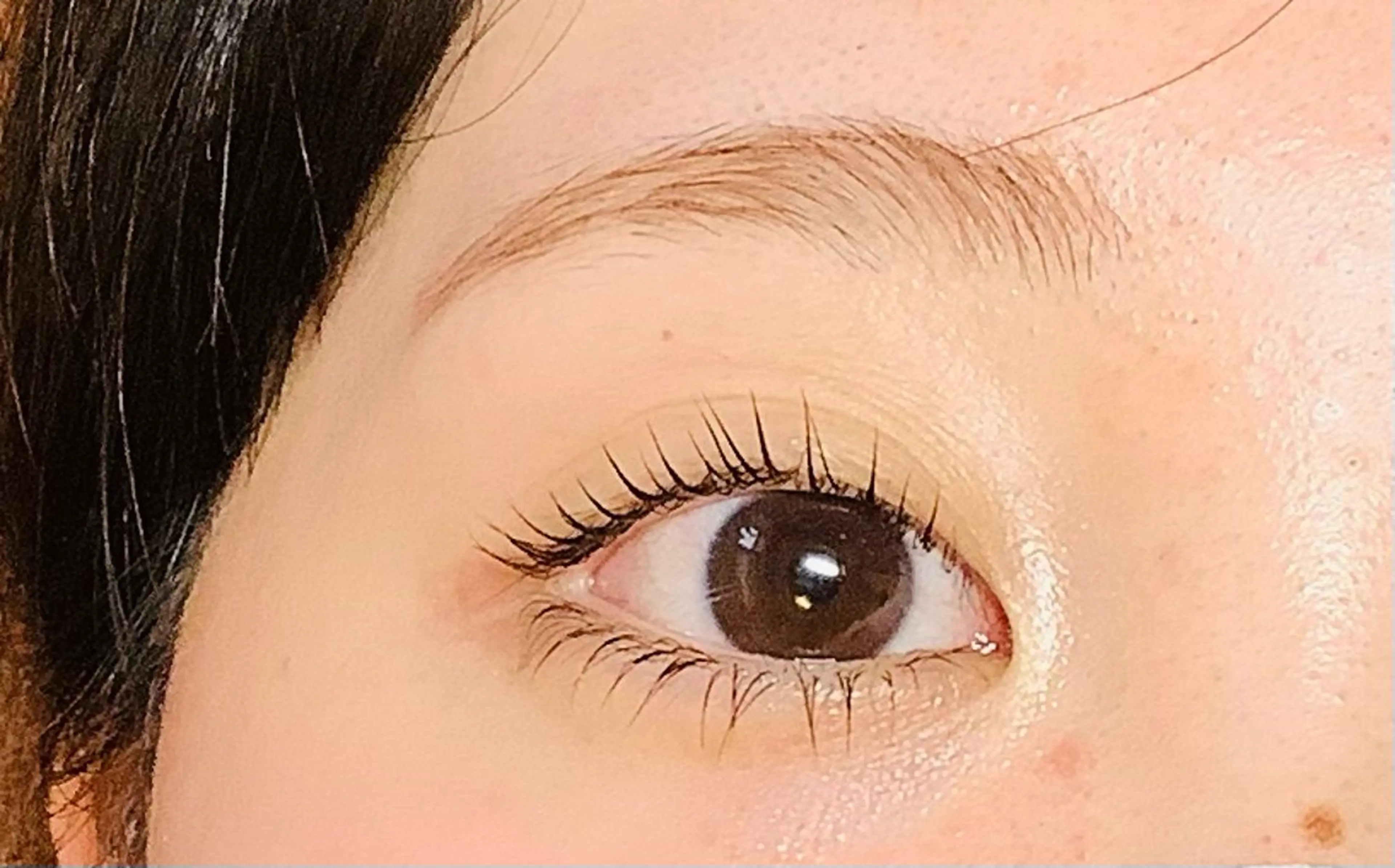 まつ毛パーマ上下の写真