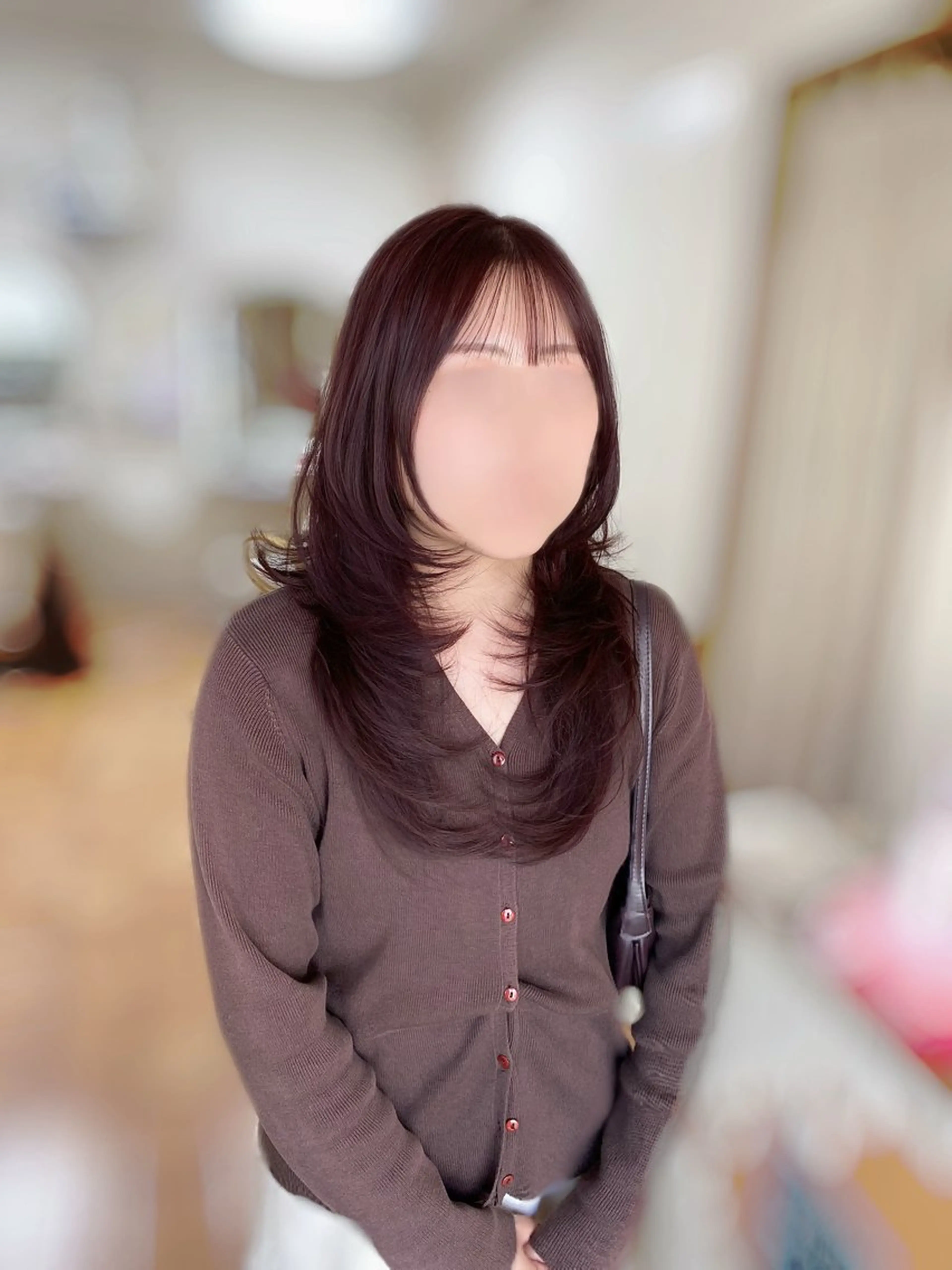 ロング カラー レイヤーカット カット ヘアカラー トリートメント 🥣 hashi 🛋️のヘアスタイル