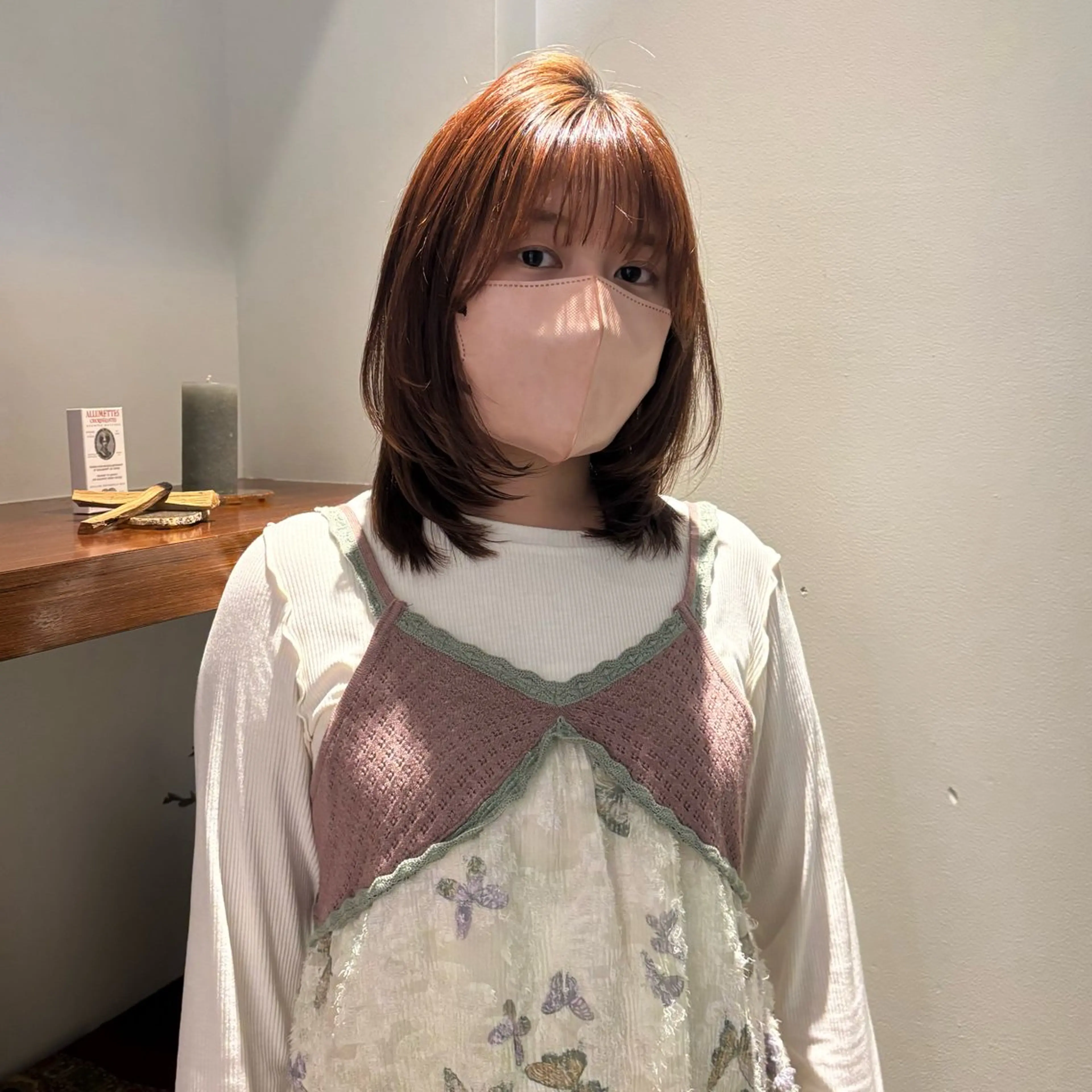 ミディアム グレージュ🐰透明感 カラー🫧akihoのヘアスタイル