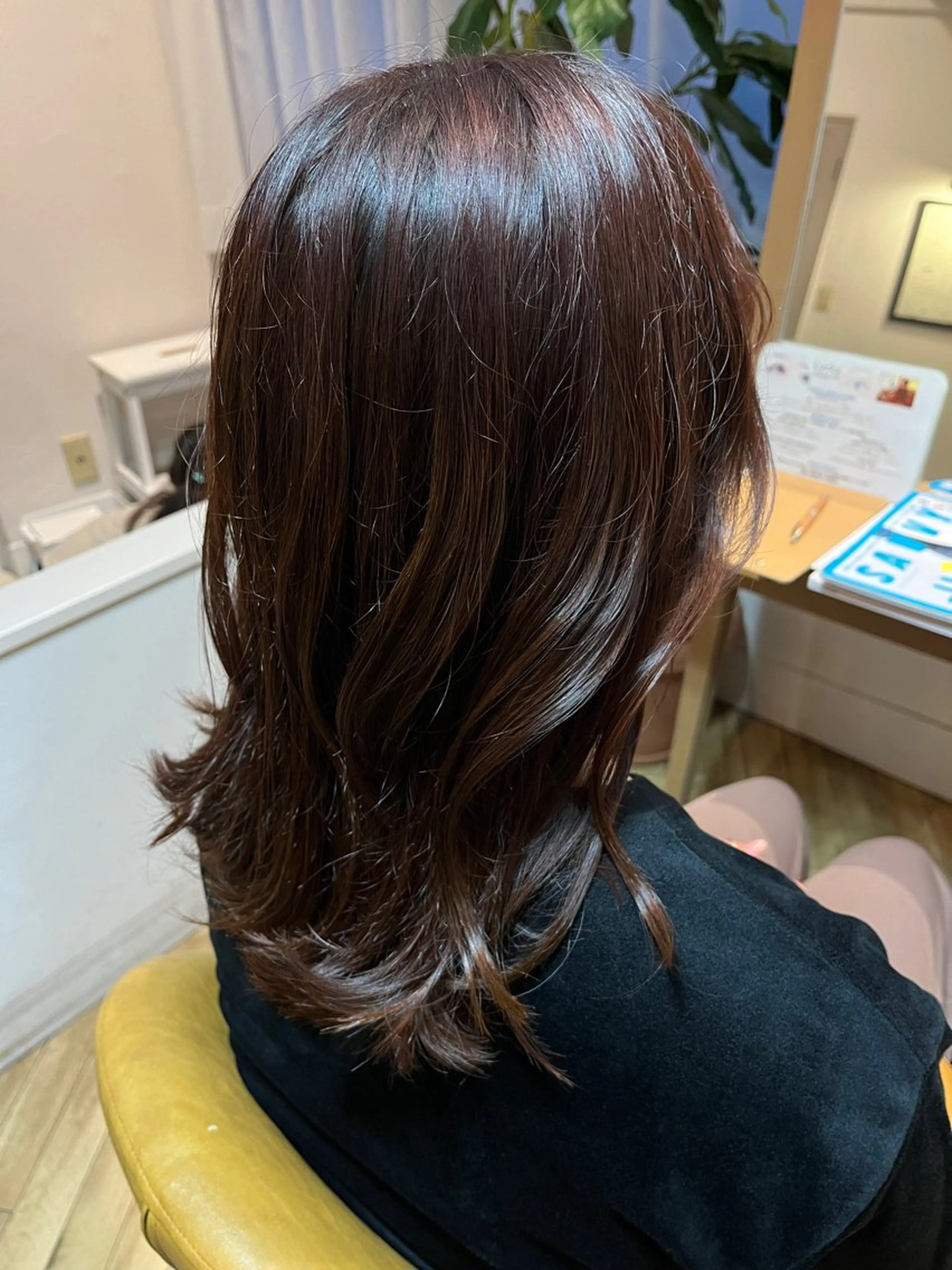 ミディアム カラー 天王寺美容室/カット モデル募集/miiaのヘアスタイル