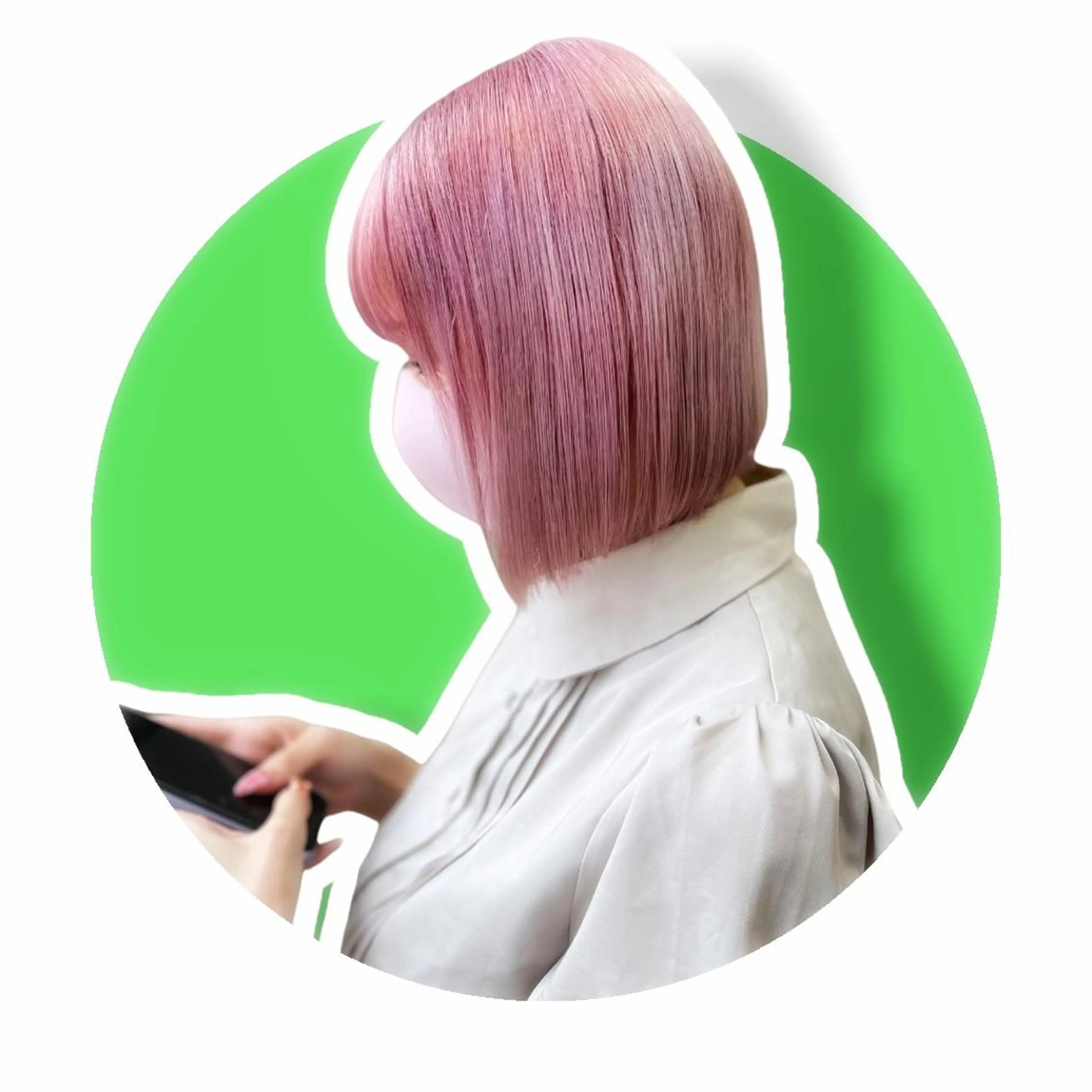 ミディアム GATE.所属・GATE. staffのヘアスタイル