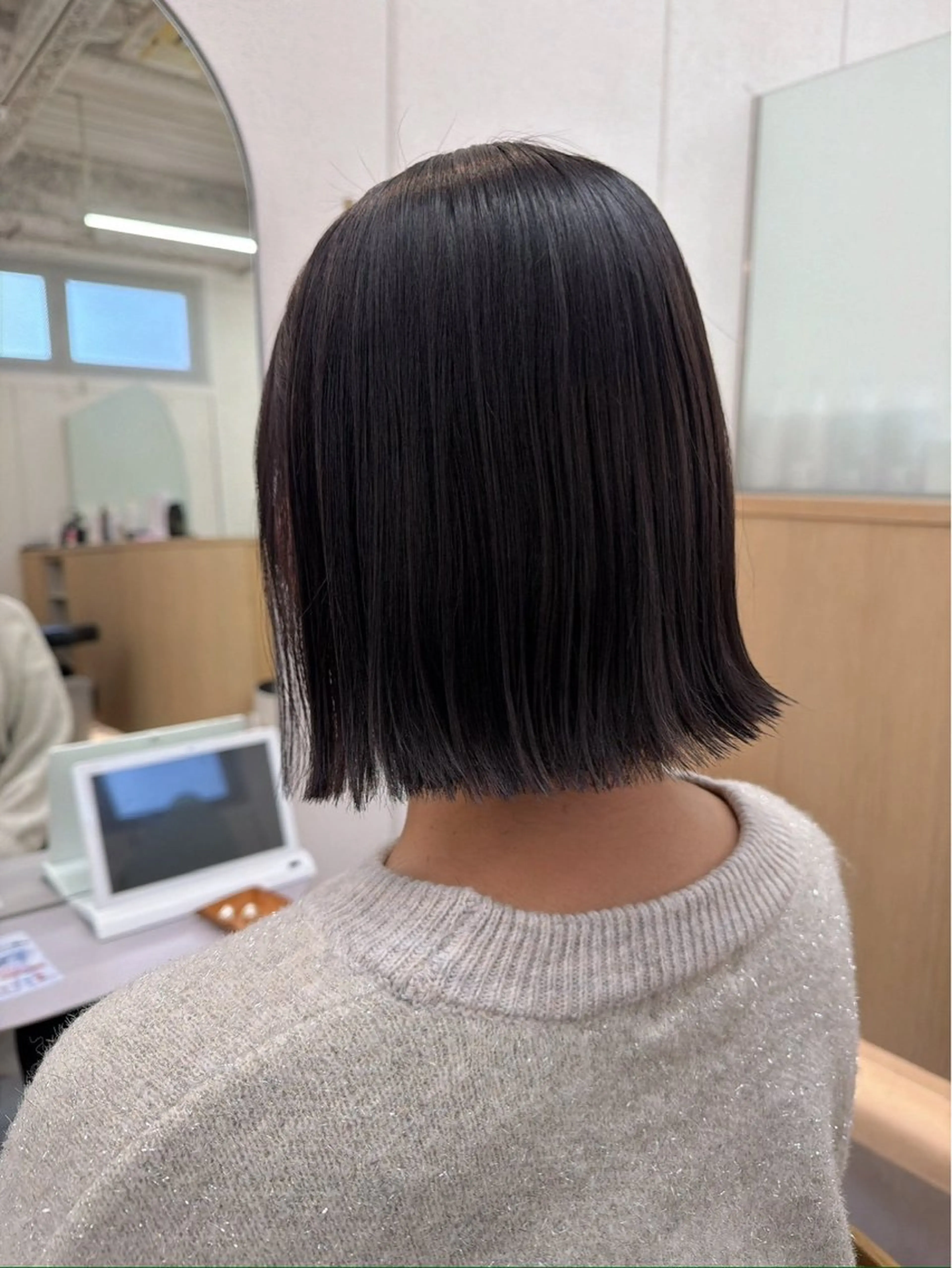 ミディアム カラー ヘアカラー 💐花屋併設💐 宮園　雛羽のヘアスタイル