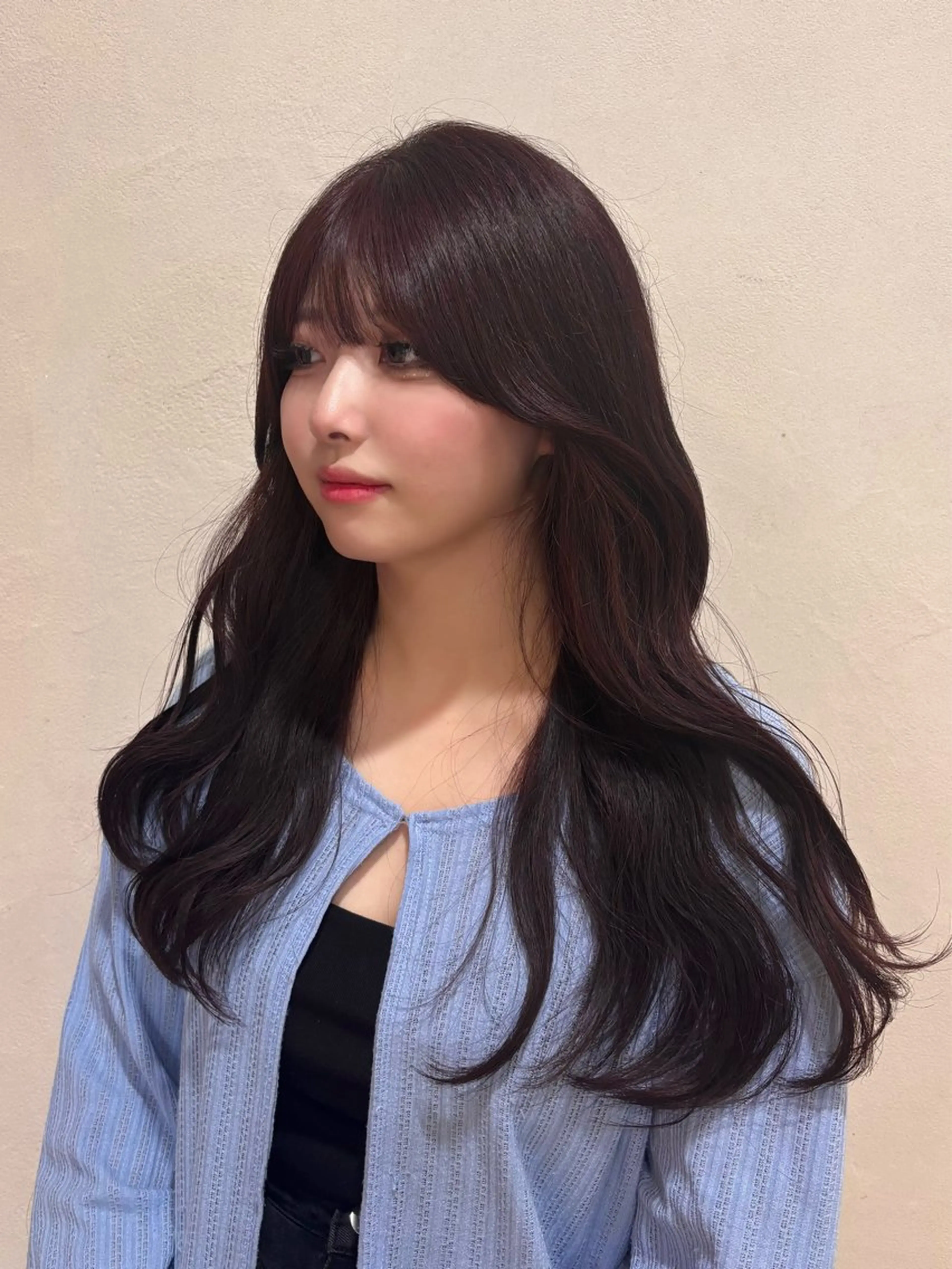 ロング レイヤー/顔周り/ 韓国ヘア🤍フウカのヘアスタイル