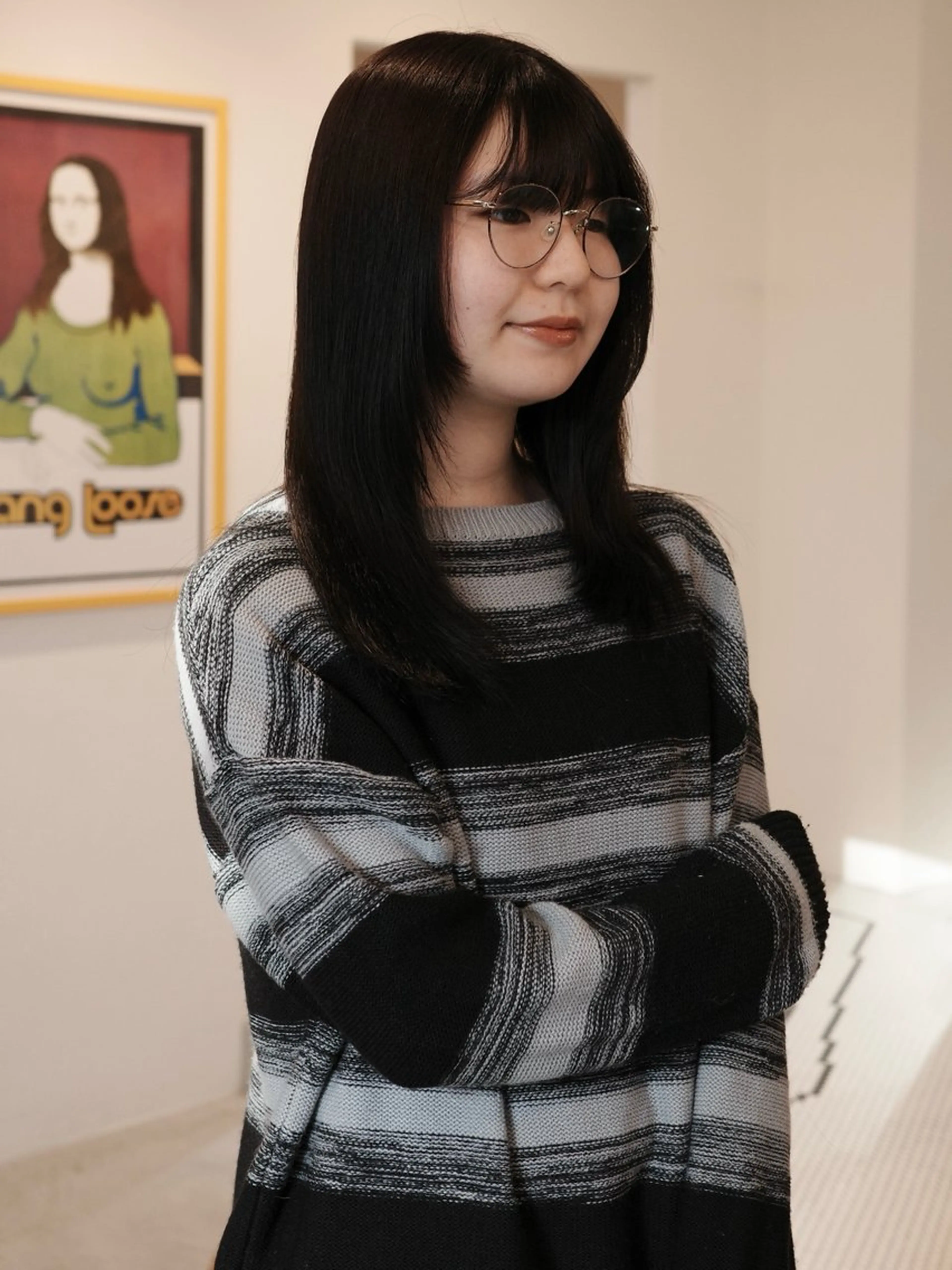 セミロング (h)wim kikoのヘアスタイル