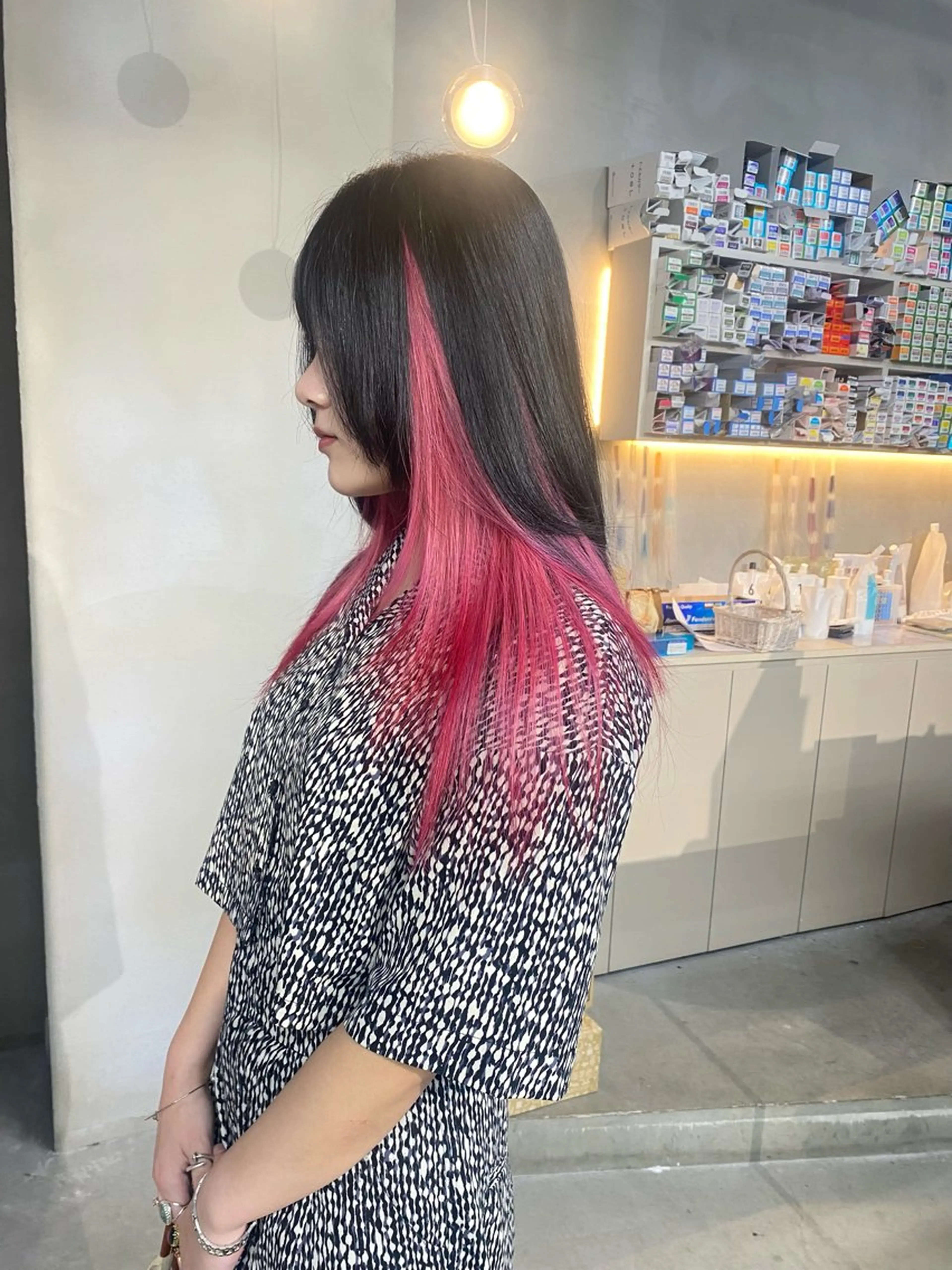 ロング カラー ヘアカラー qulim所属・前橋 姫奈のヘアスタイル