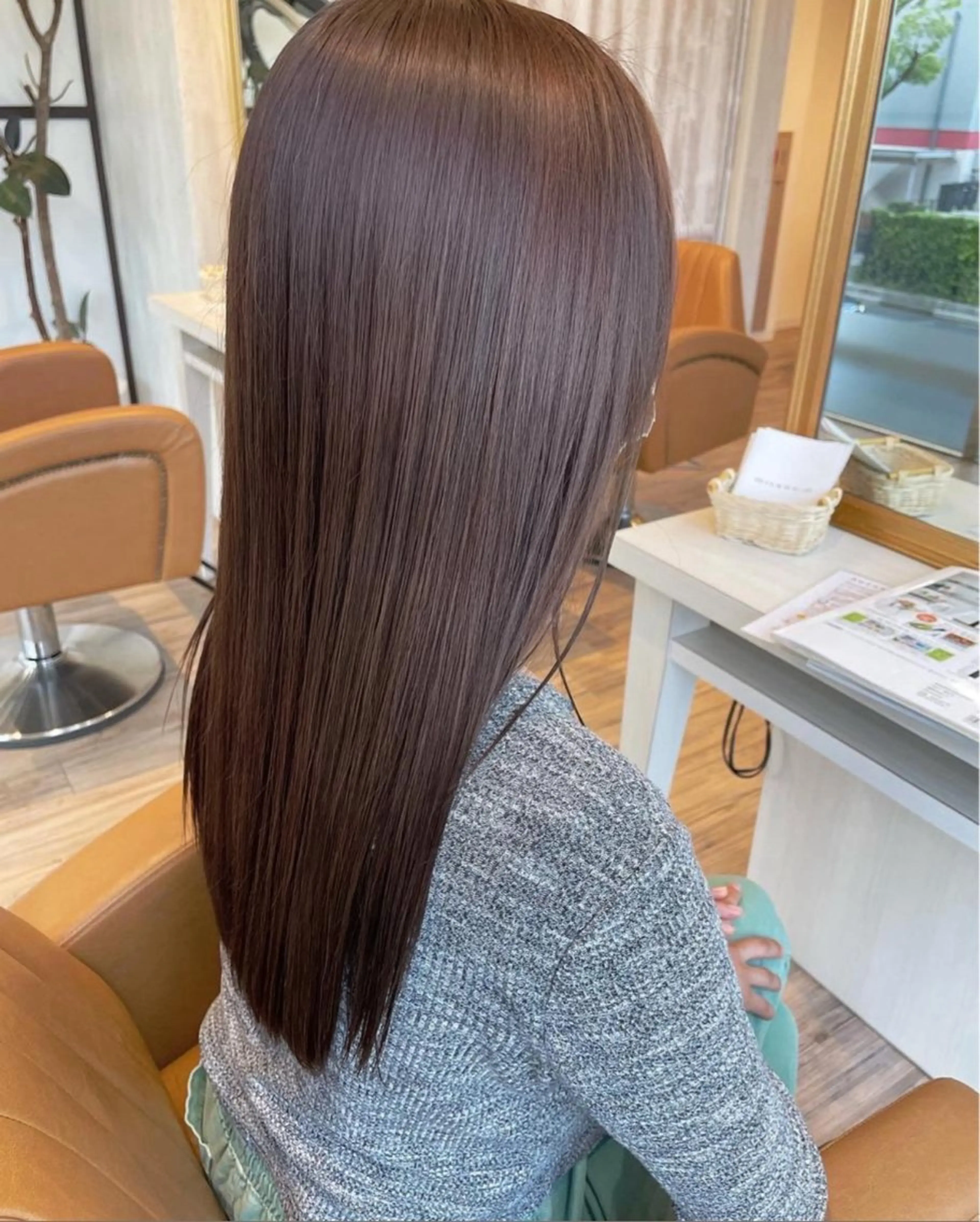 ロング カラー ブリーチ ダブルカラー ブリーチなしカラー ヘアカラー トリートメント 河合秀明/ショート /ボブ/レイヤーのヘアスタイル