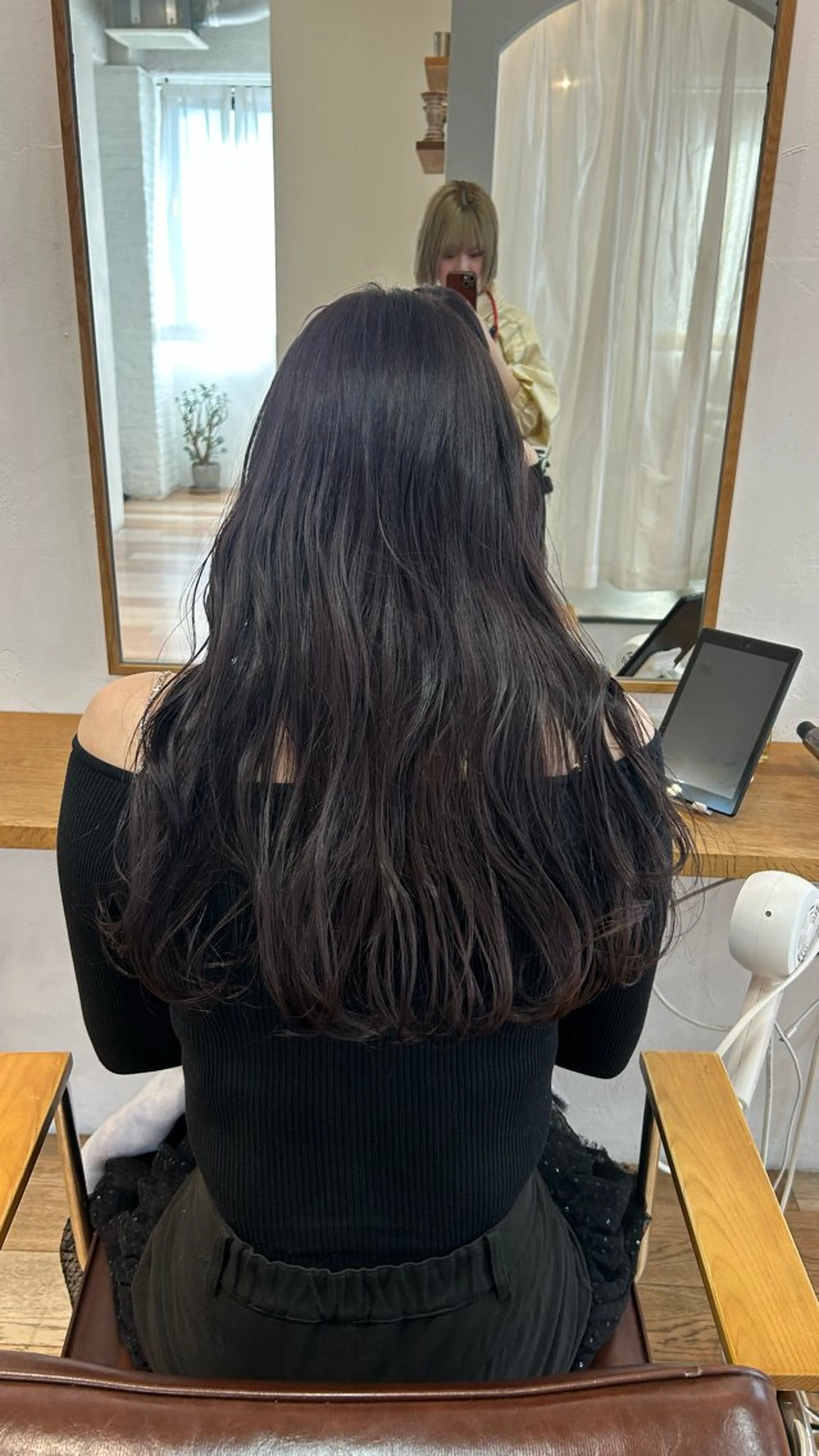 ロング カラー カット ヘアカラー トリートメント じゅわっと暖色カラー 🍊Moemiのヘアスタイル