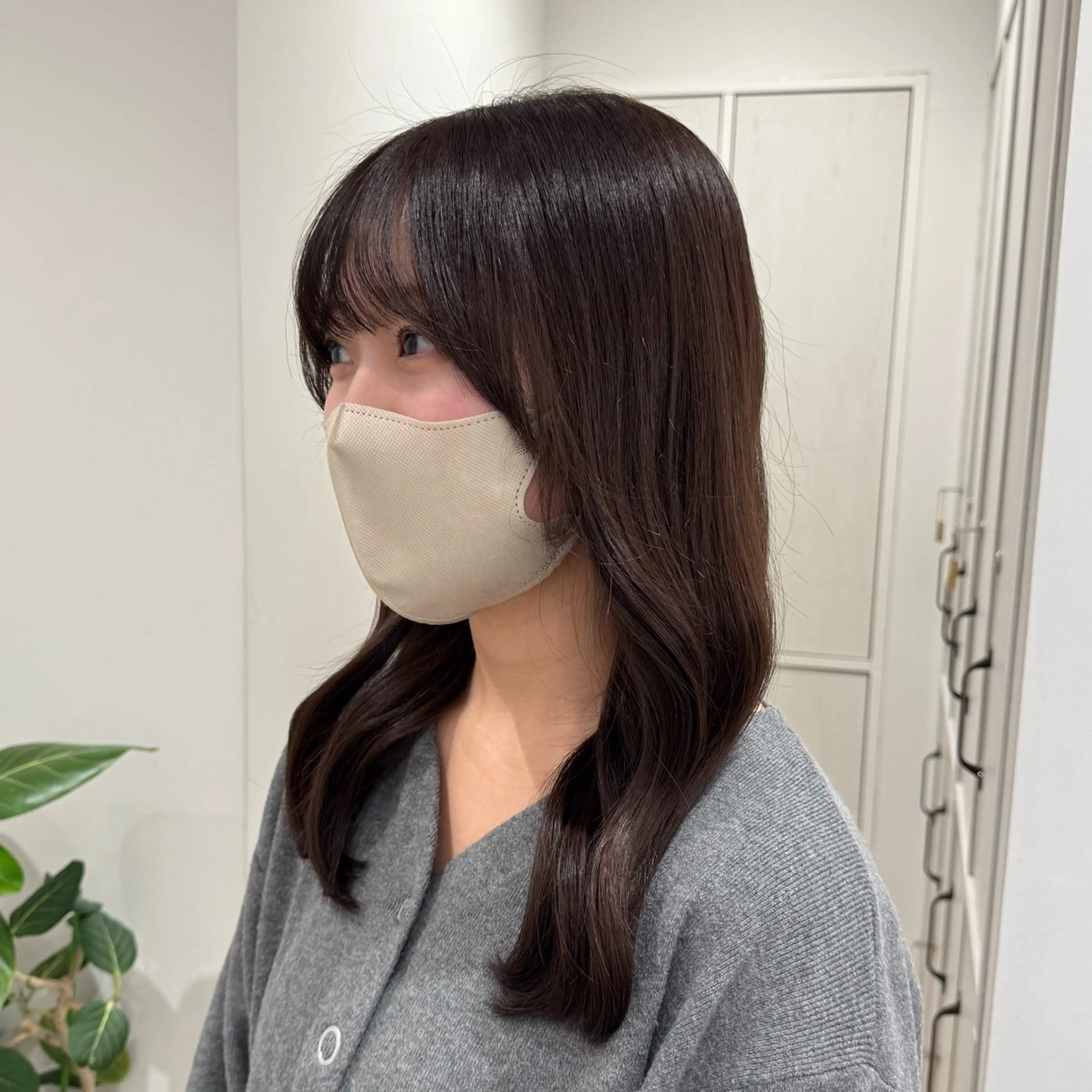 ミディアム カラー カット ヘアカラー ‎‎🤍りな/透明感 似合わせカット‎🤍のヘアスタイル