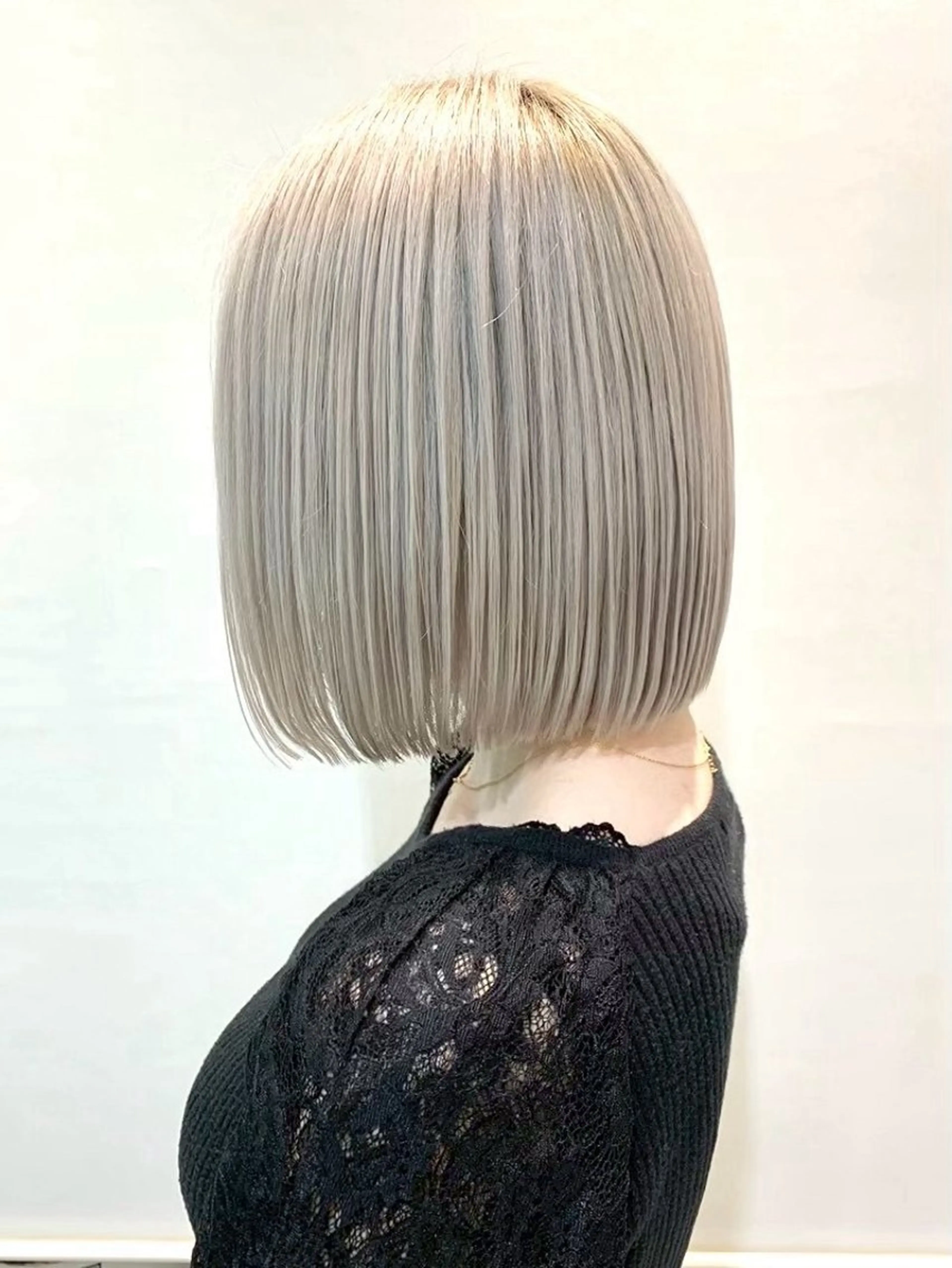 ミディアム ヘアカラー トリートメント 池袋/ボブ/ボブ矯正 髪質改善/山本のヘアスタイル