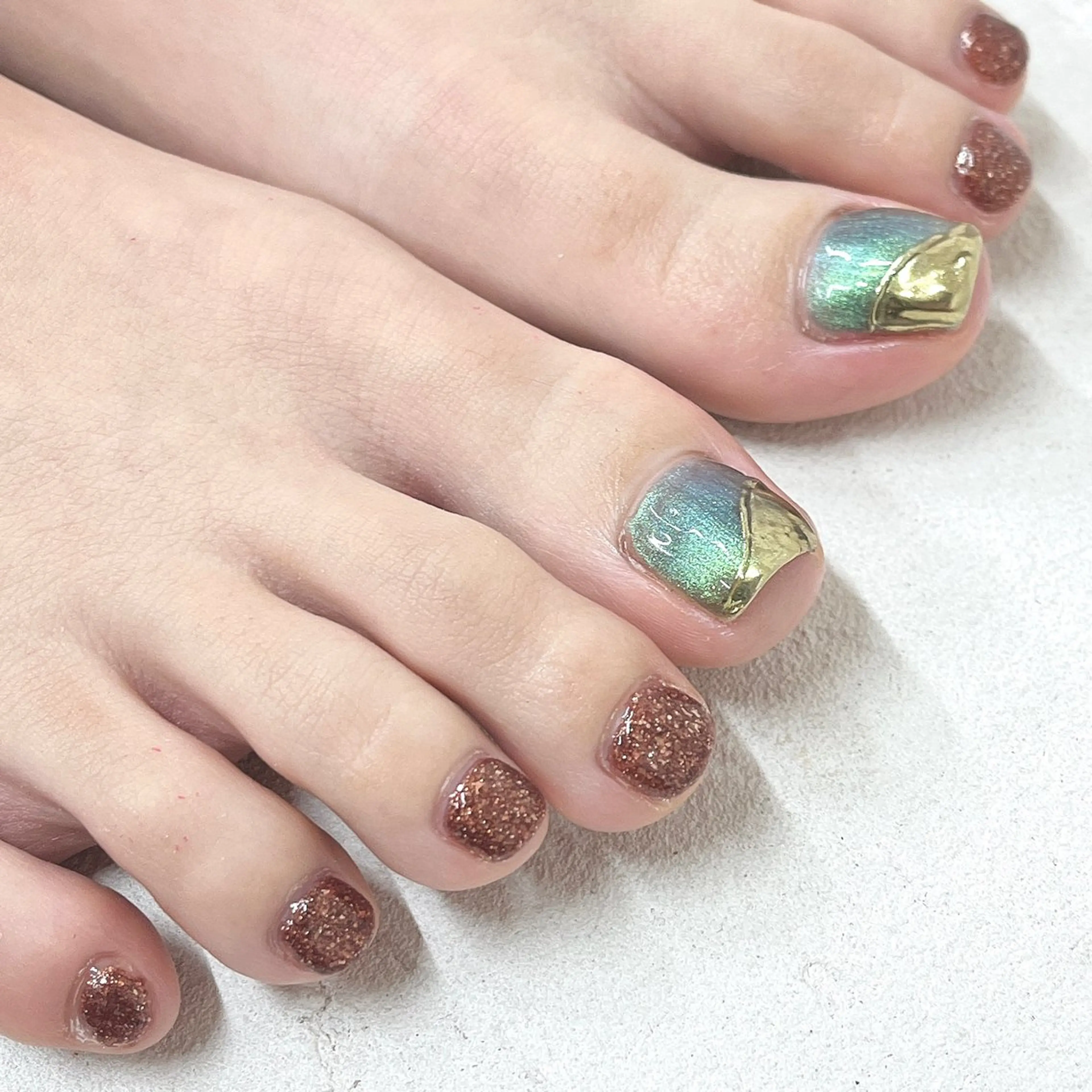 ネイル アートネイル フットネイル フレンチネイル ジェルネイル グラデーション Bianca市ヶ谷店 Aiuraのネイルデザイン