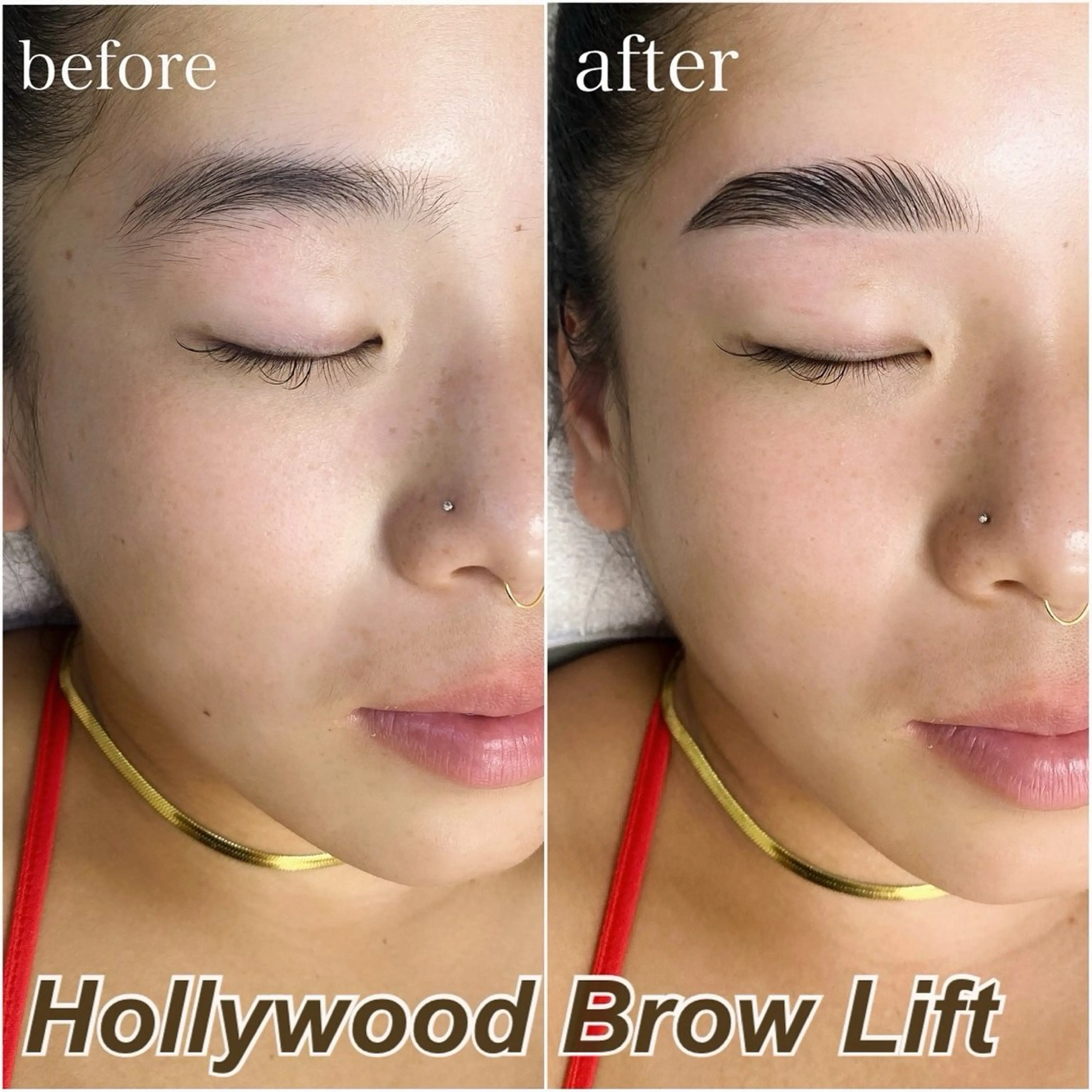 アイブロウ ハリウッドブロウリフト 眉毛ワックス脱毛 ワックス脱毛 その他(アイブロウ) viviAiles ♡⃛ Ruiのマツエク・マツパデザイン