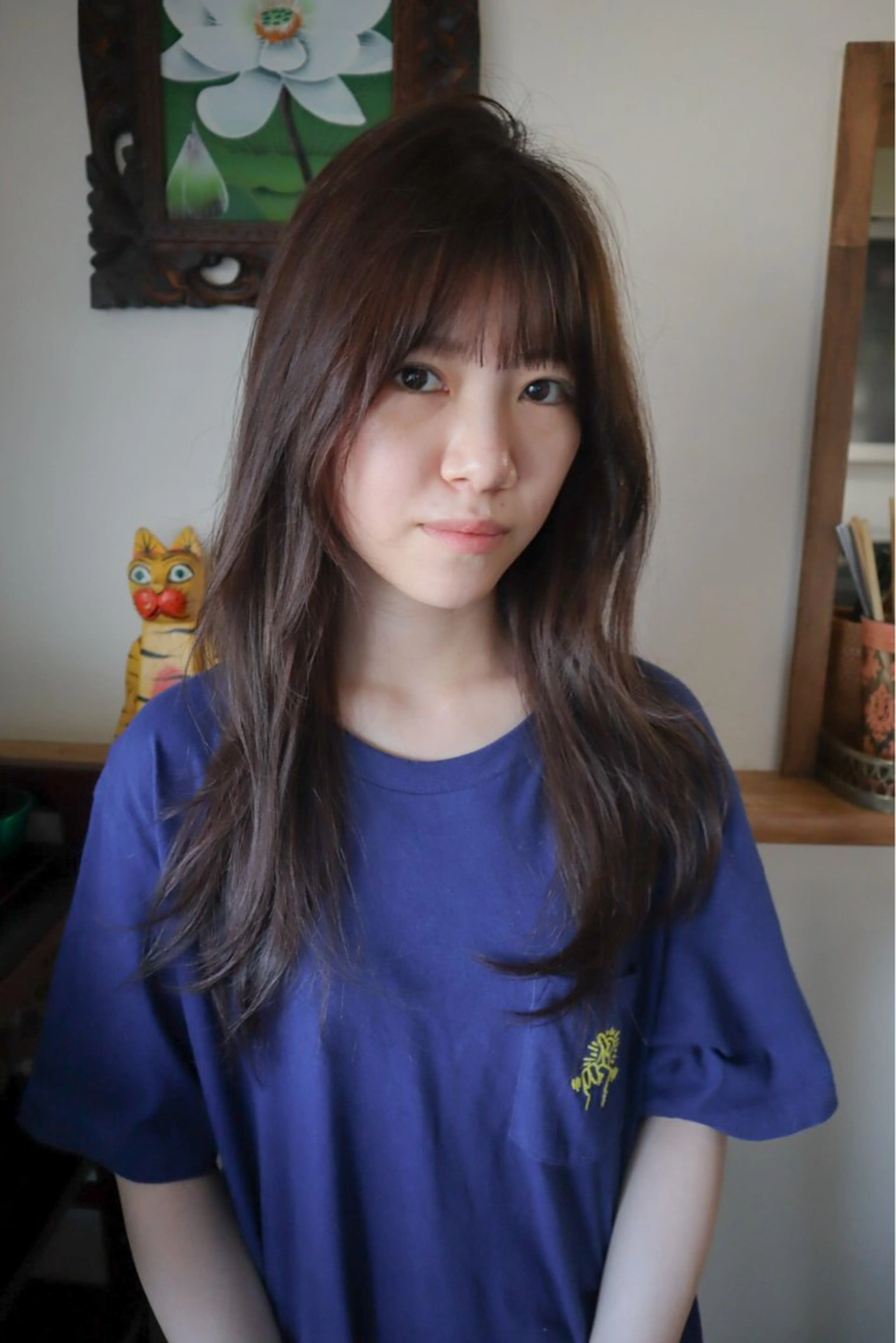 ロング カラー 金尾 凜のヘアスタイル