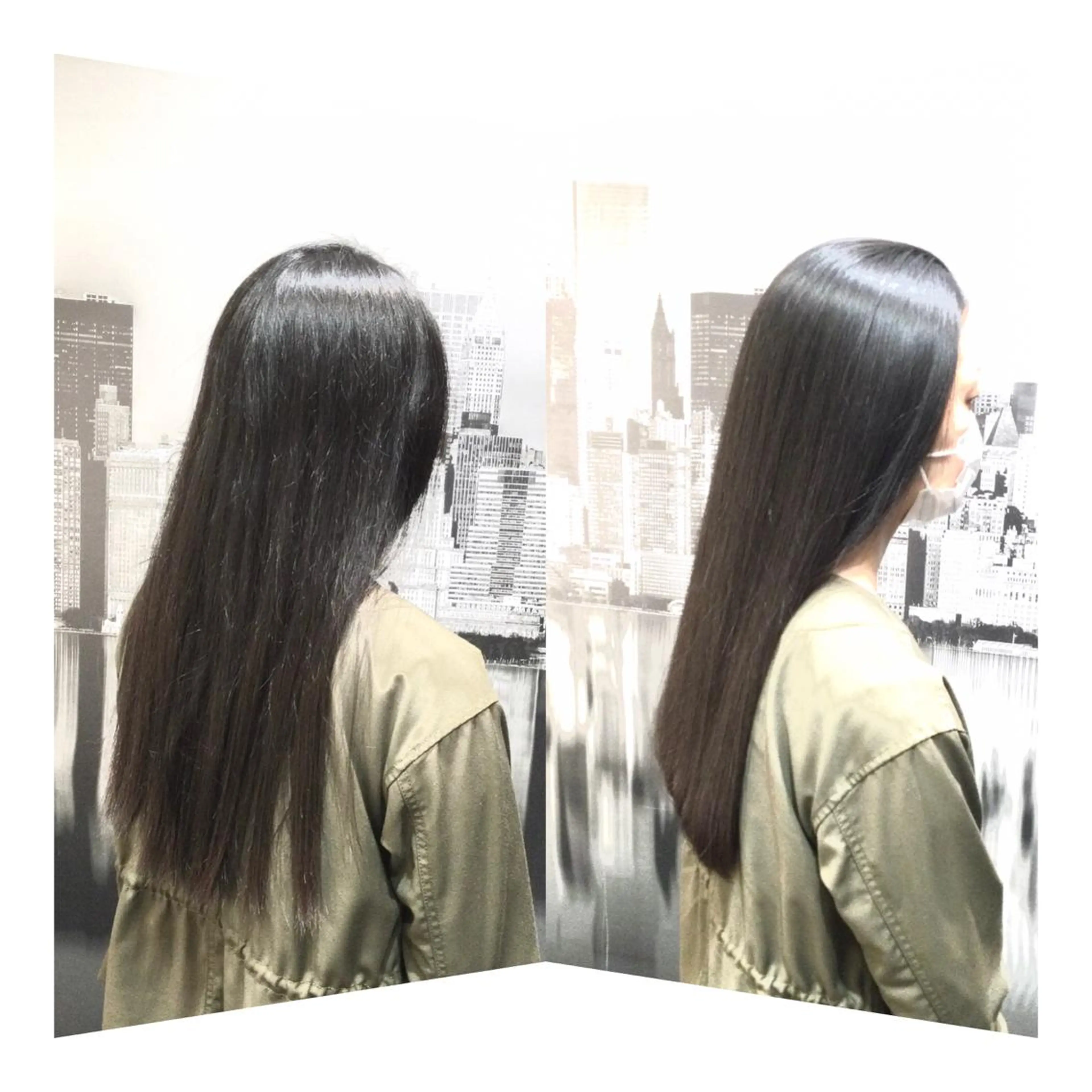 ロング パーマ Annon プライベートサロンのヘアスタイル