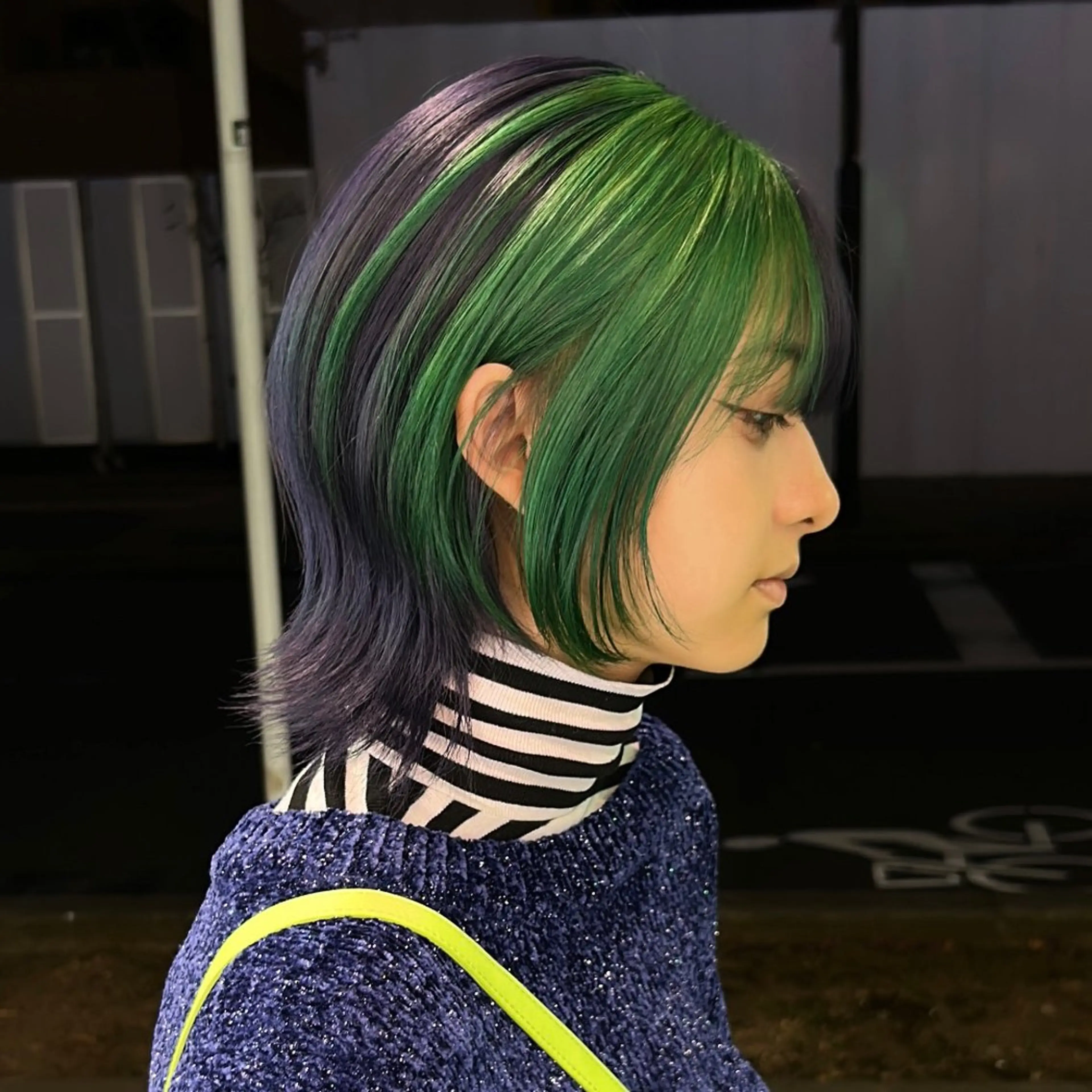 ミディアム カラー カット ヘアカラー デザインカラー 🥨HAZUKiのヘアスタイル