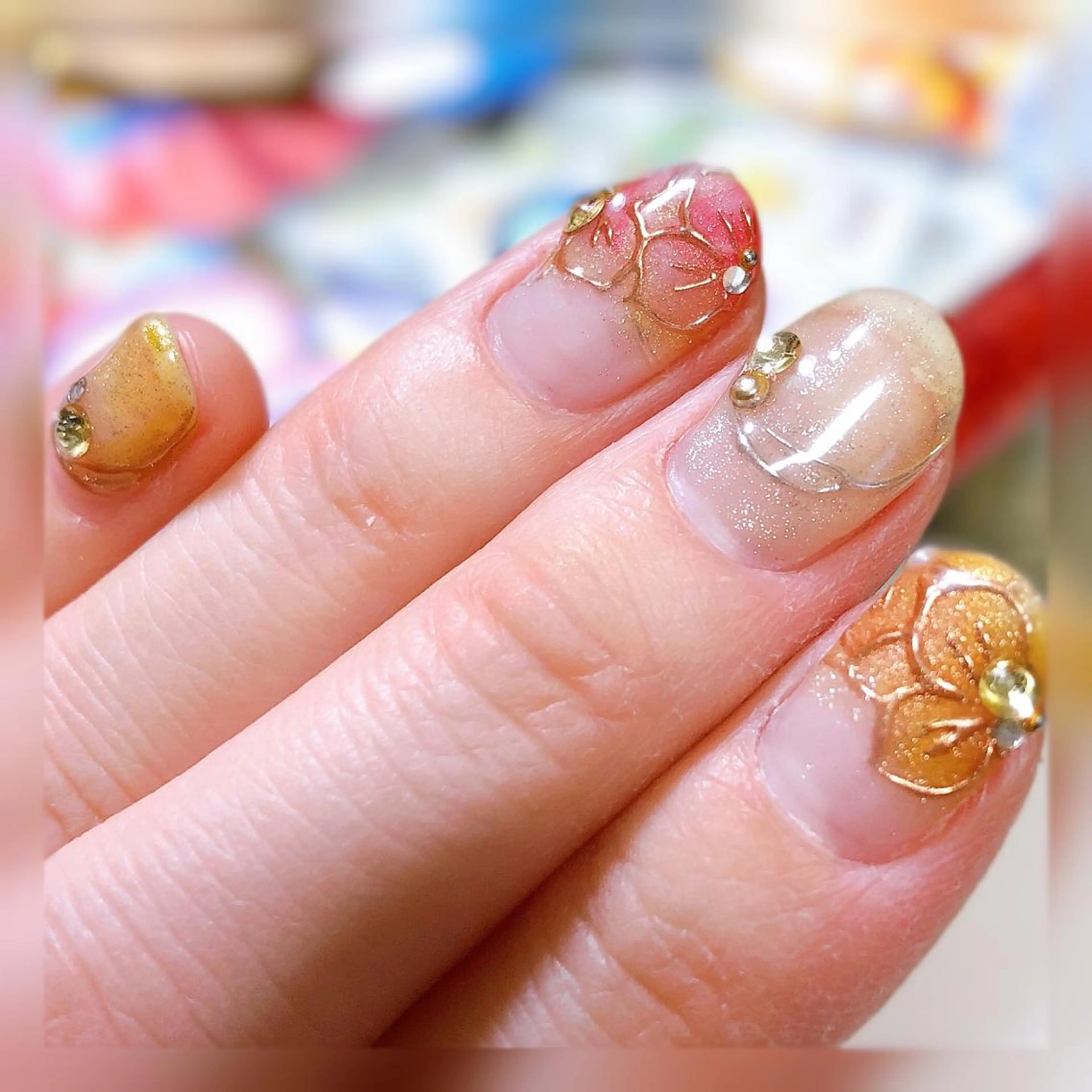 ネイル ミラーネイル おうちのネイルサロン　konpeiTou〜こんぺいとう〜所属・おうちのネイルサロン KonpeiTouのネイルデザイン