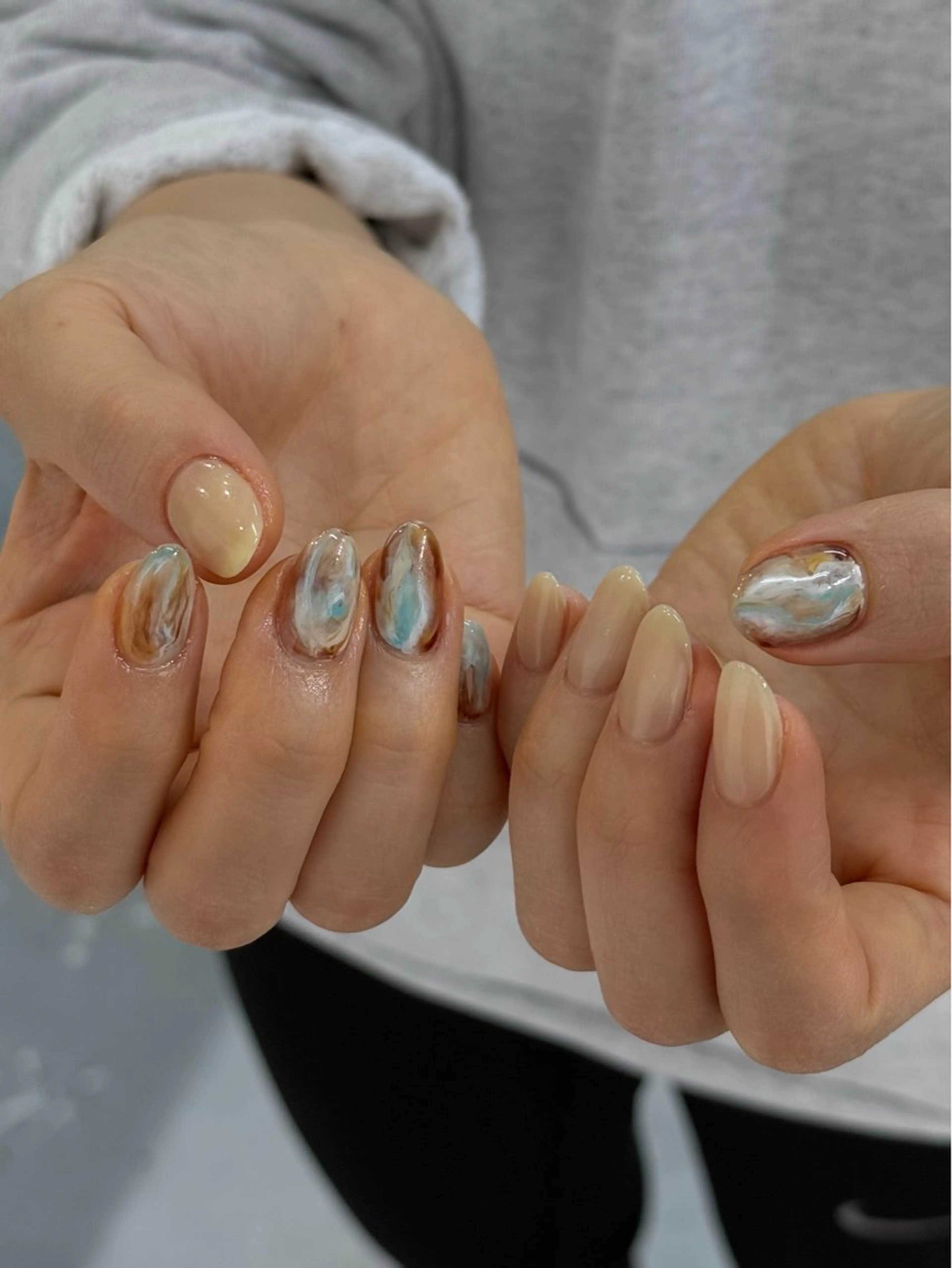 ネイル ニュアンスネイル MISATO ネイリスト福岡/薬院のネイルデザイン