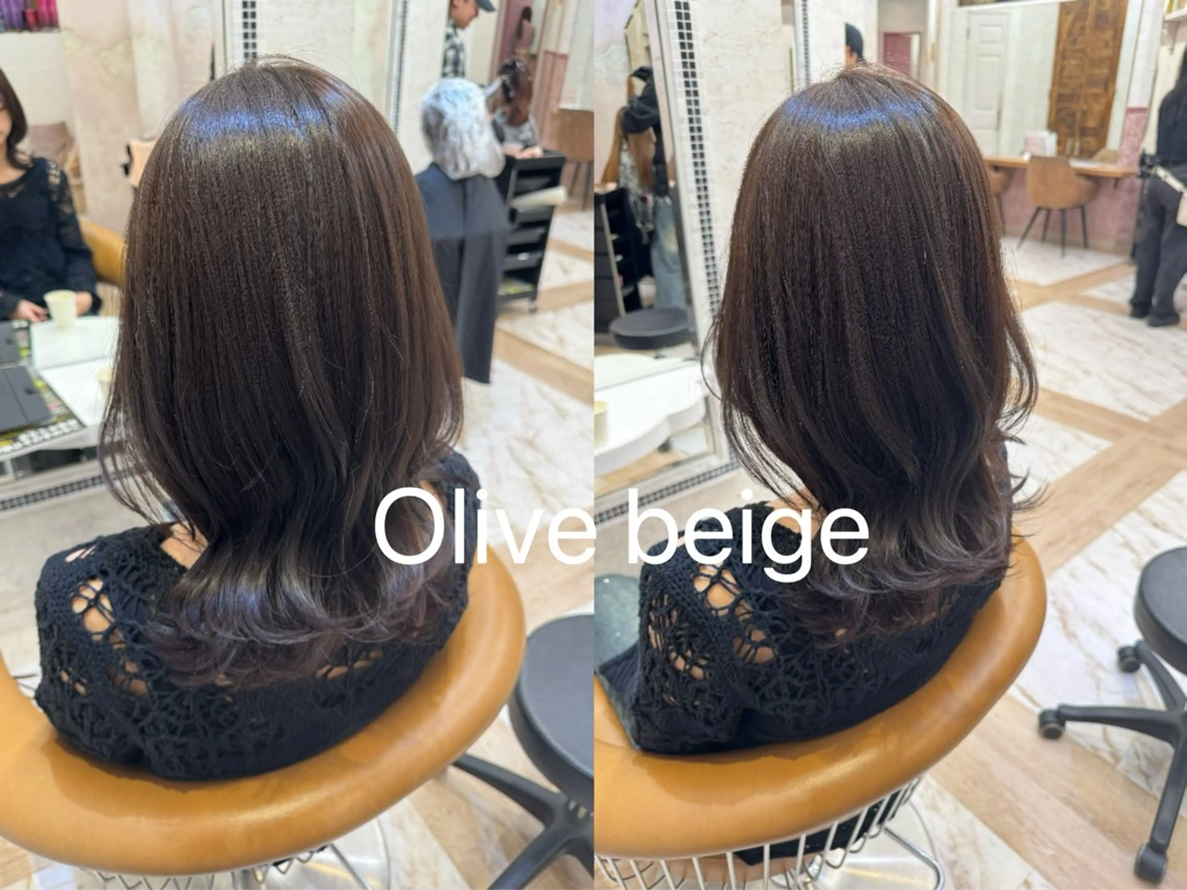 ミディアム カット ヘアカラー トリートメント 寺田鼓捺/艶カラー /透明感カラーのヘアスタイル