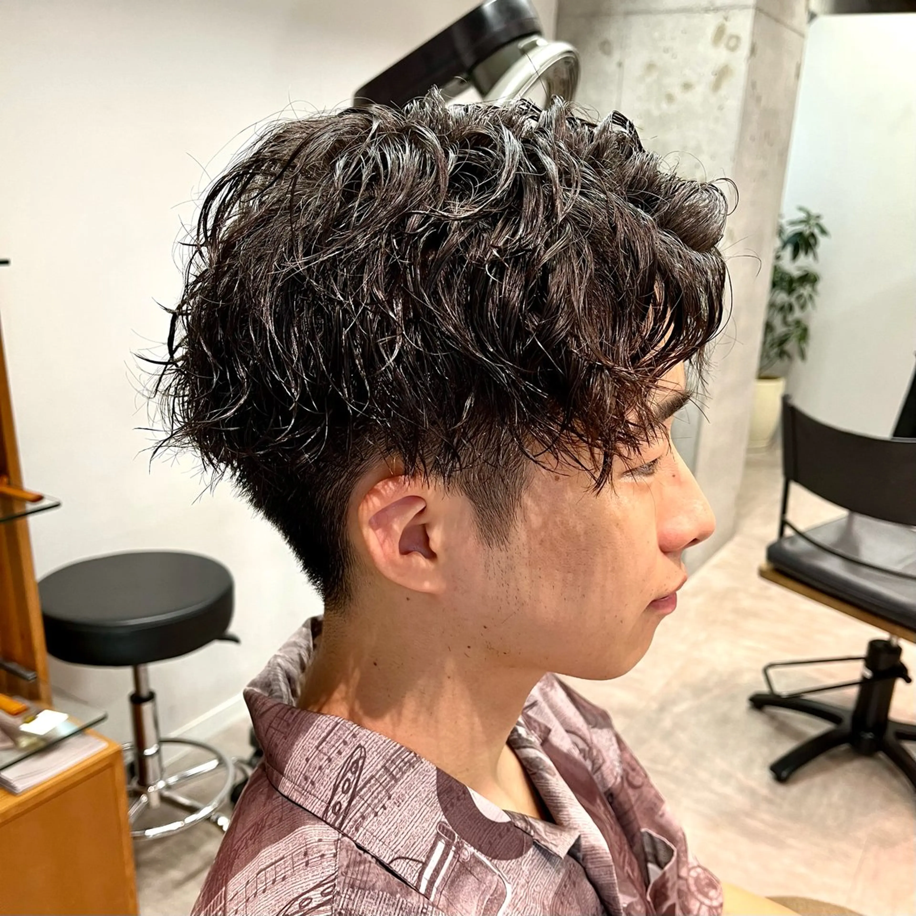 メンズ メンズカット パーマ飯野友喜のヘアスタイル