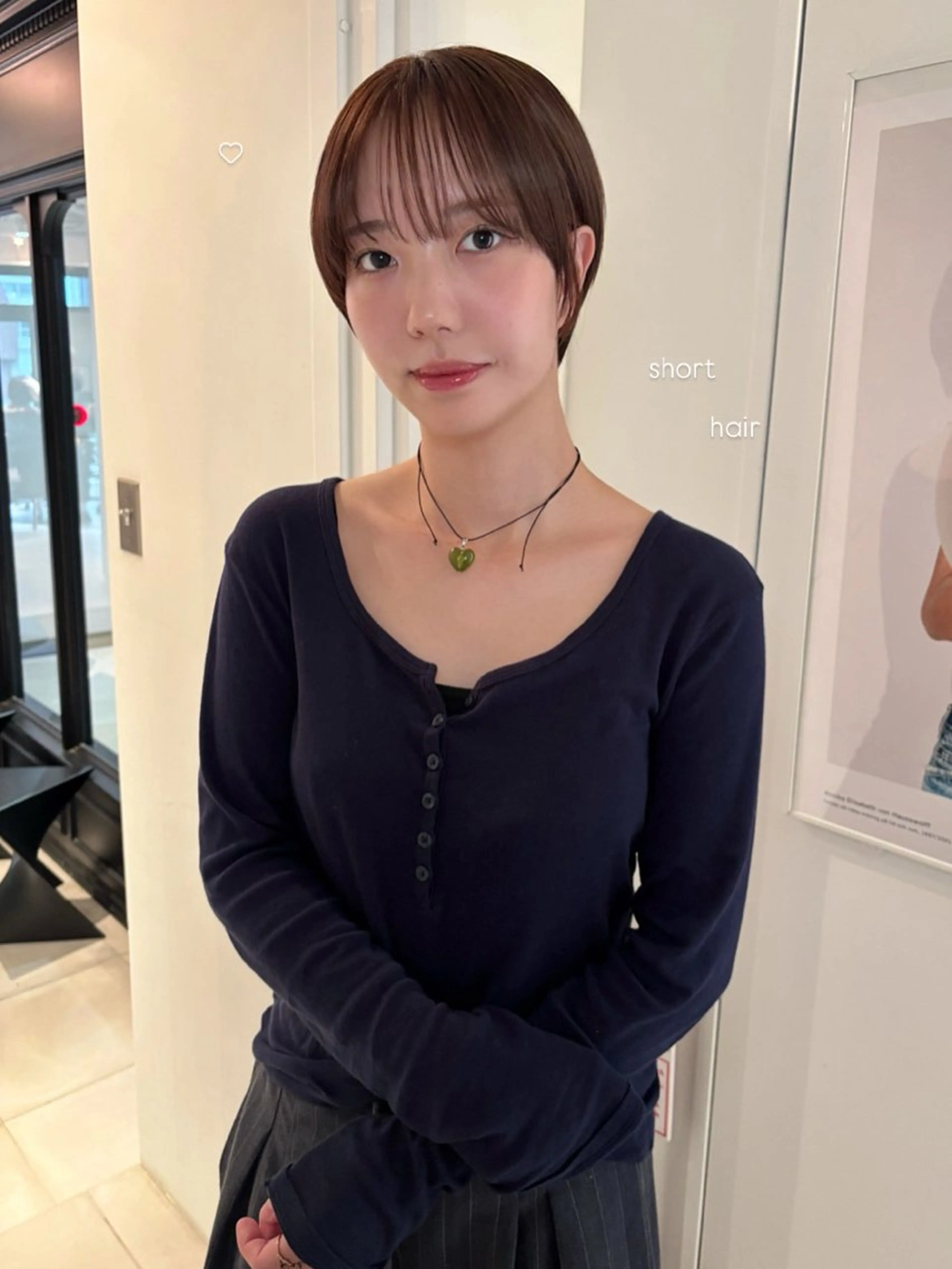 ショート riria/ボブ /透明感カラー🎀のヘアスタイル