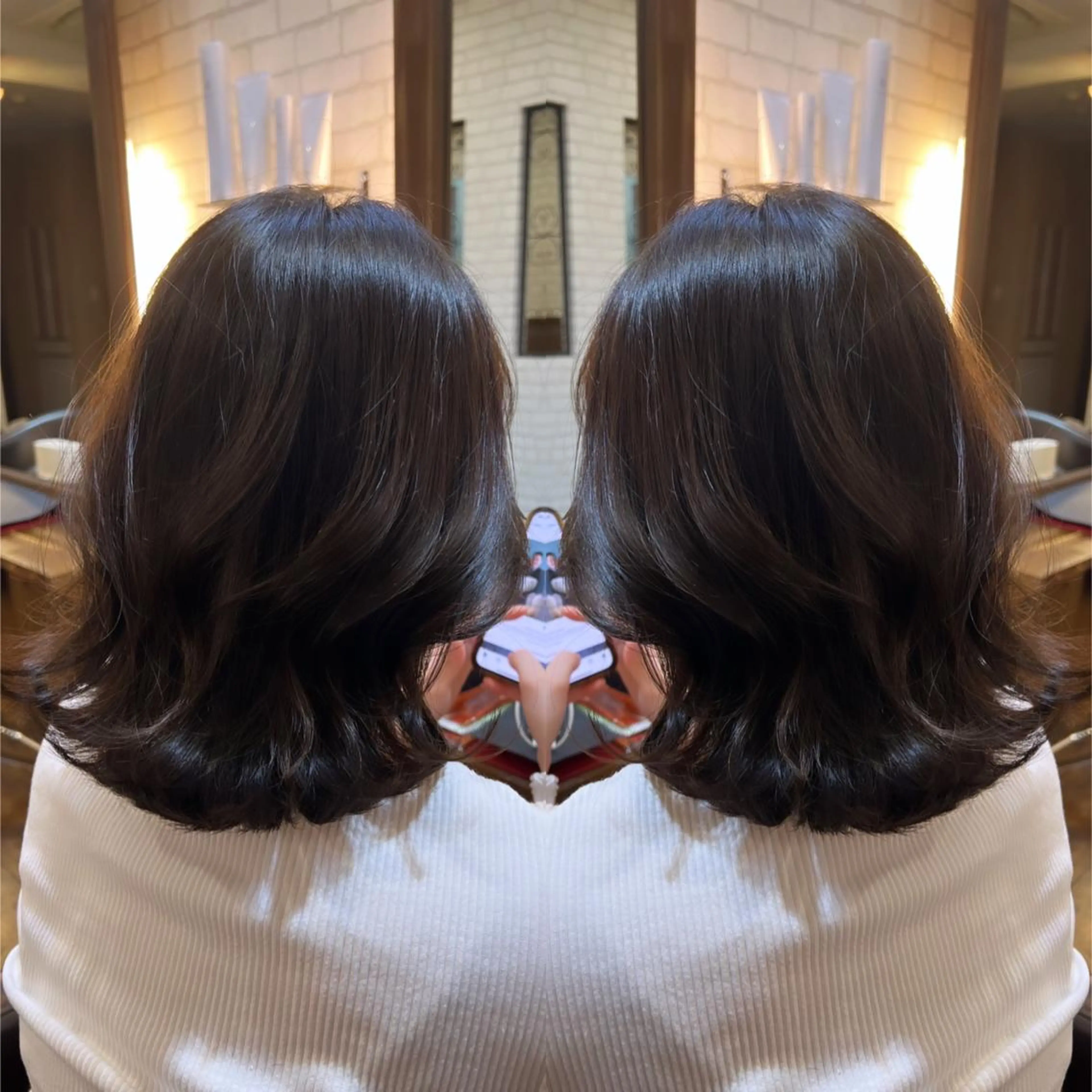 ミディアム カラー アクアカラー ベージュカラー 髪質改善 トリートメント ヘアカラー トリートメント 🫧髪質改善×艶髪 🫧根本泰成🫧のヘアスタイル