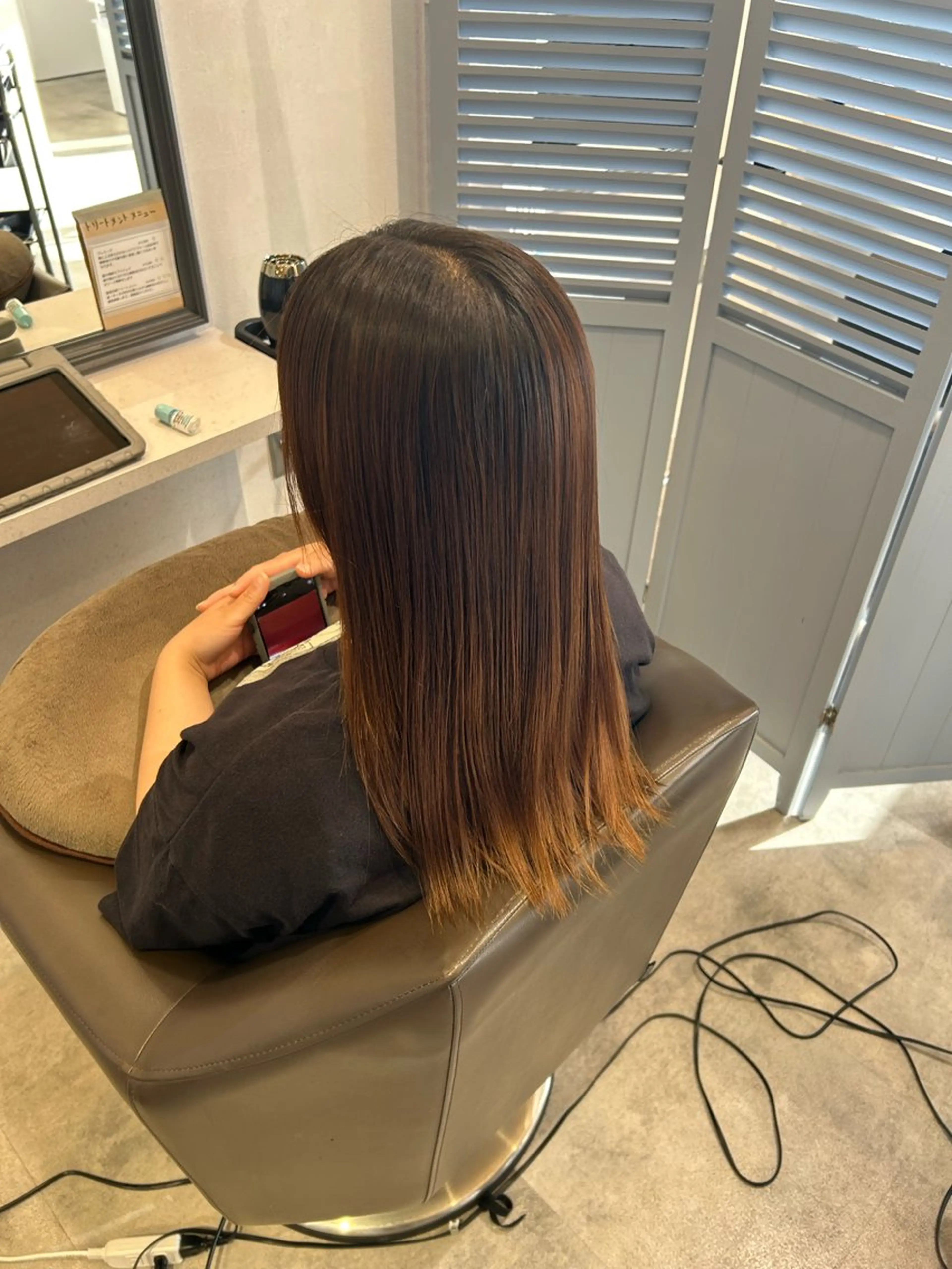 ロング 縮毛矯正 トリートメント SUGAR/ソウ モデル募集中‼︎のヘアスタイル