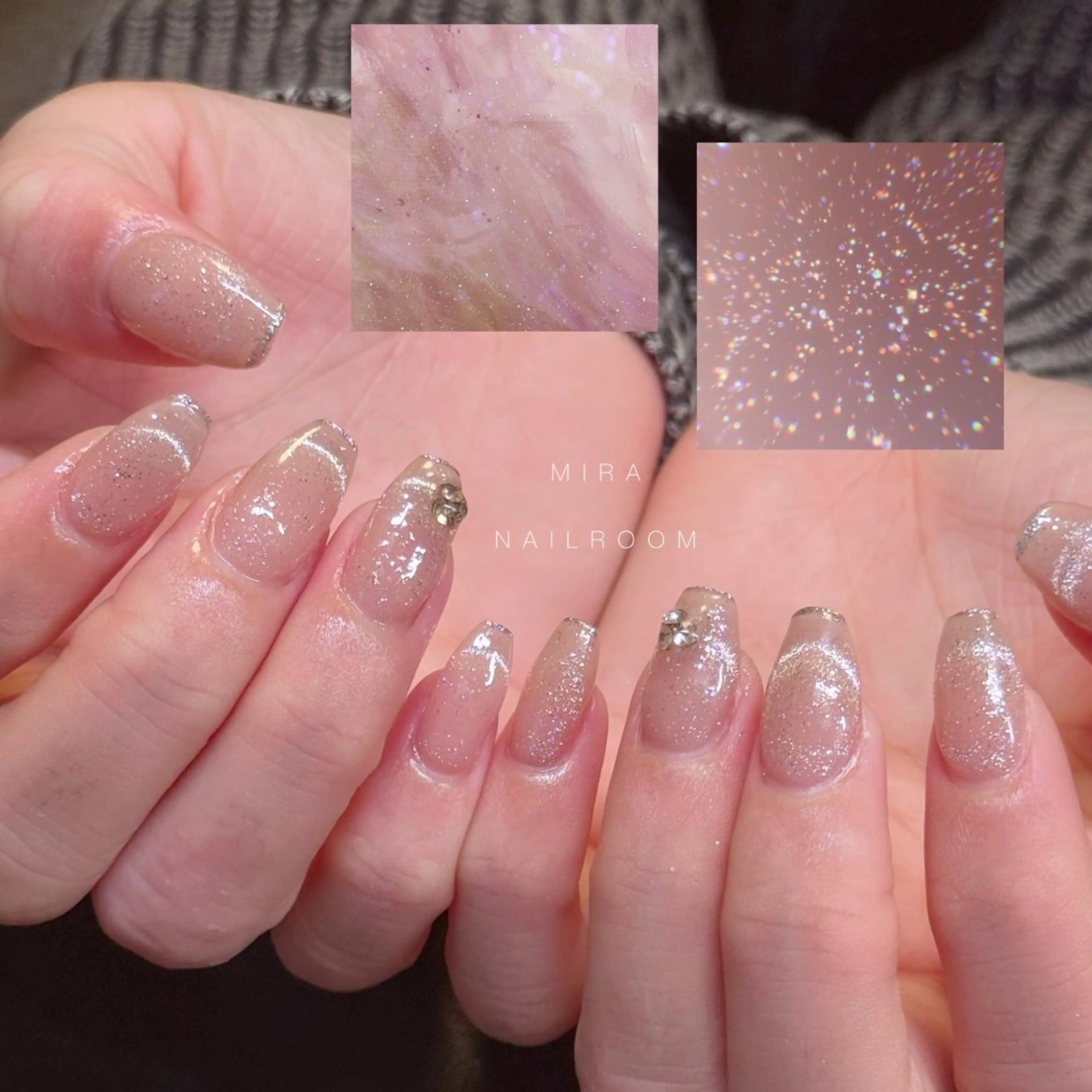 ネイル 長さ出し マグネットネイル MIRA NAILROOM SALON所属・MIRA NAILROOMのネイルデザイン