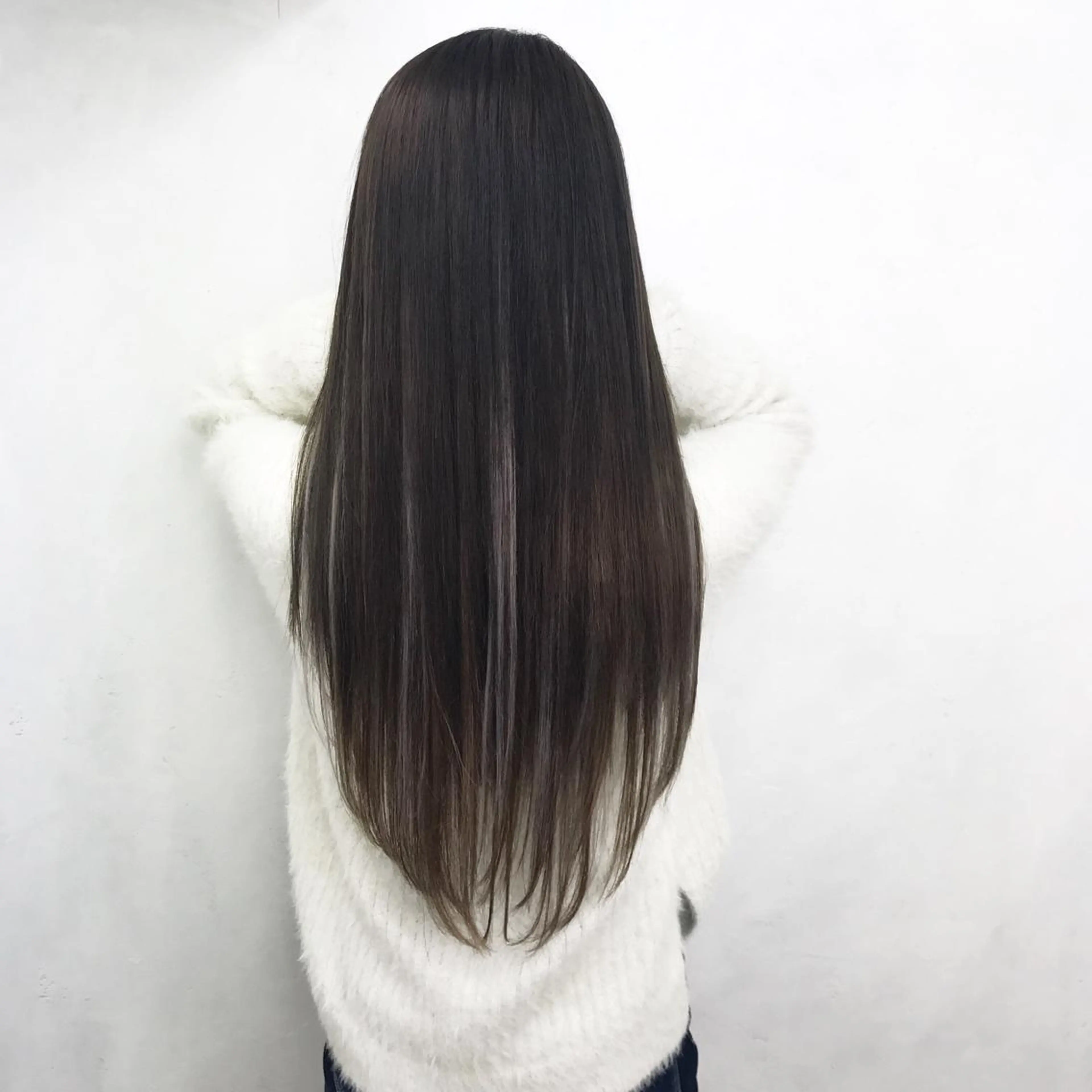 ロング カラー ハイライトカラー エクステ ハイライト ヘアカラー エクステ TATSUYA アートディレクターのヘアスタイル