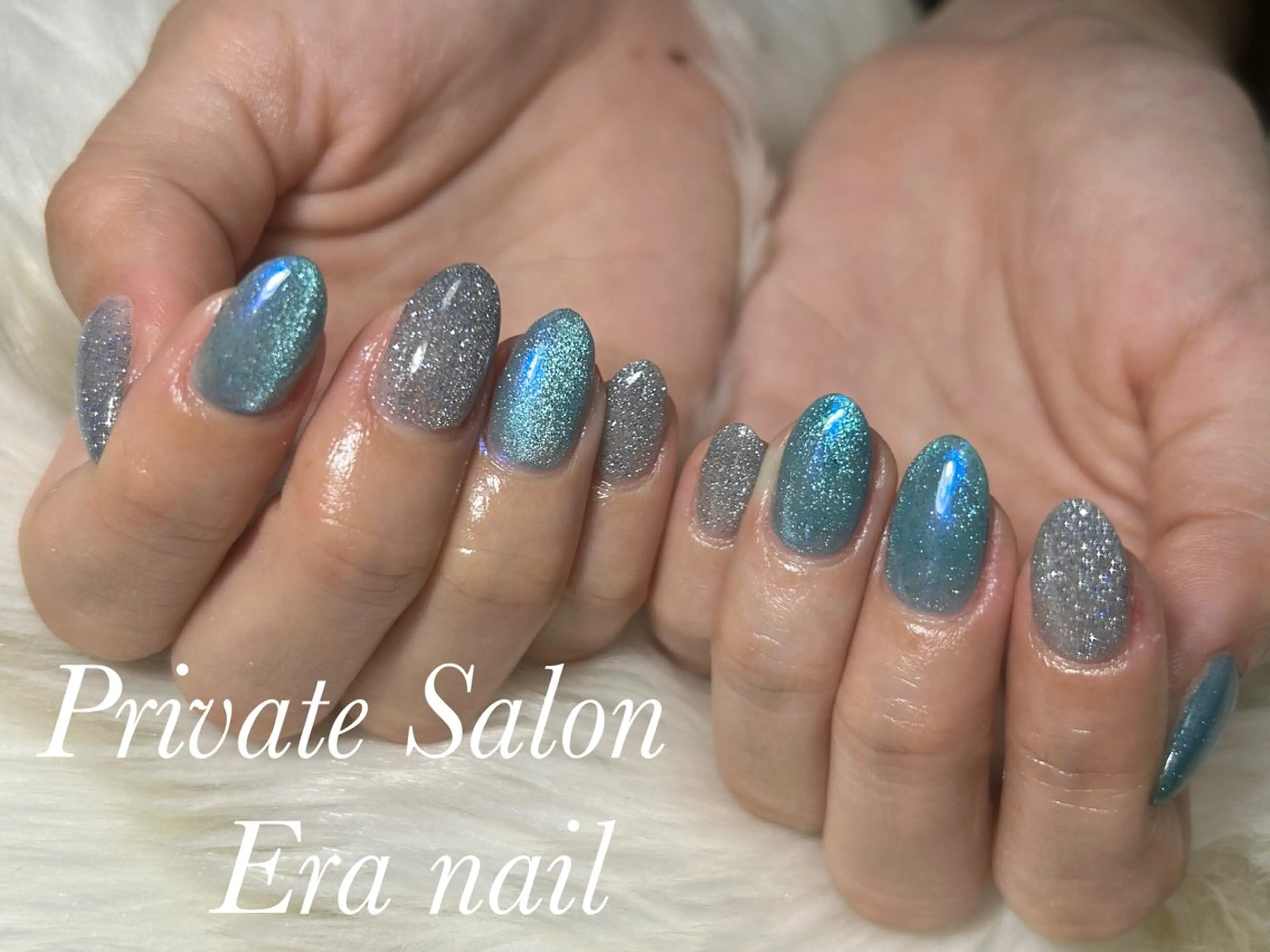 ネイル フラッシュネイル マグネットネイル ハンドネイル Era nailのネイルデザイン