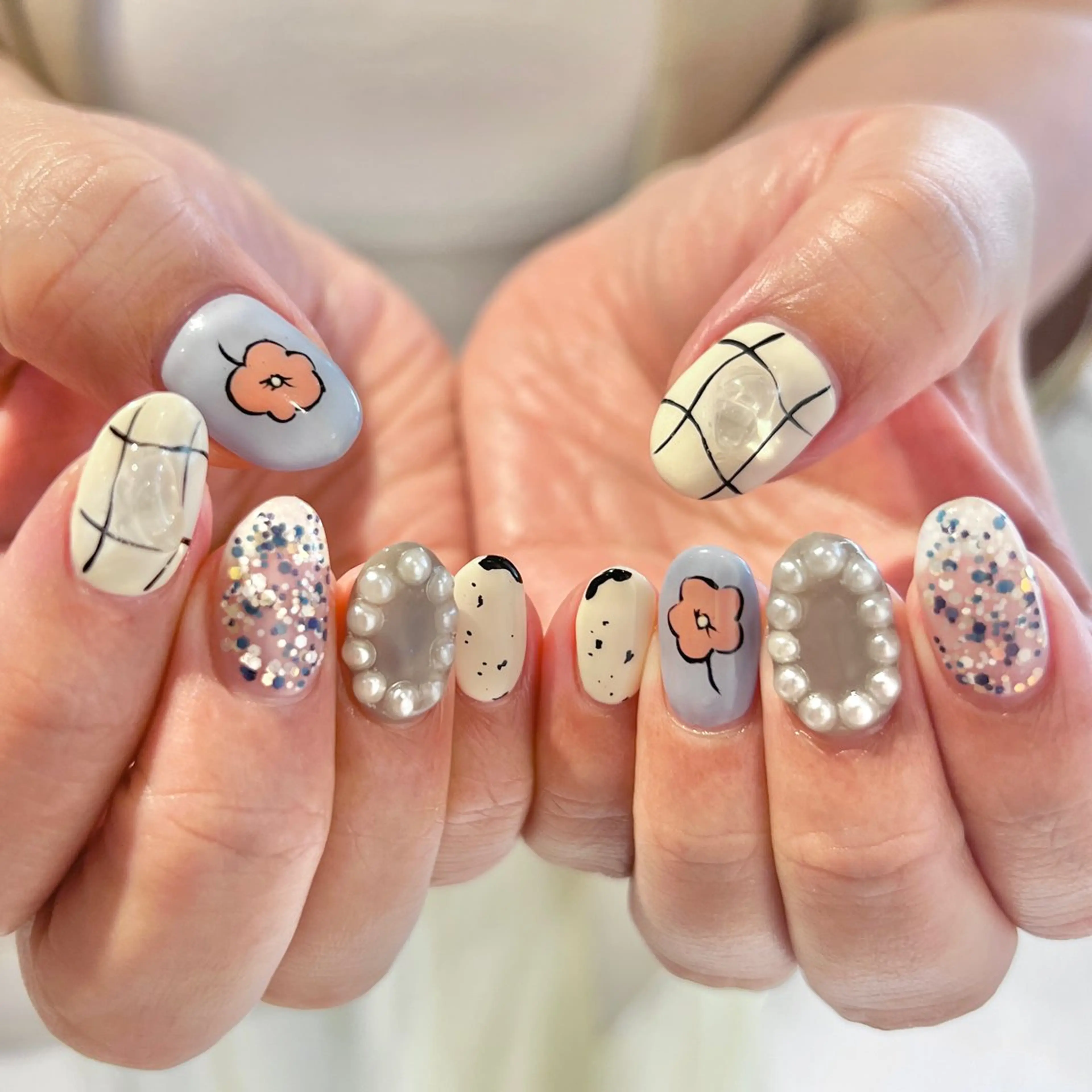 ネイル ハンドネイル 深田 美雪のネイルデザイン