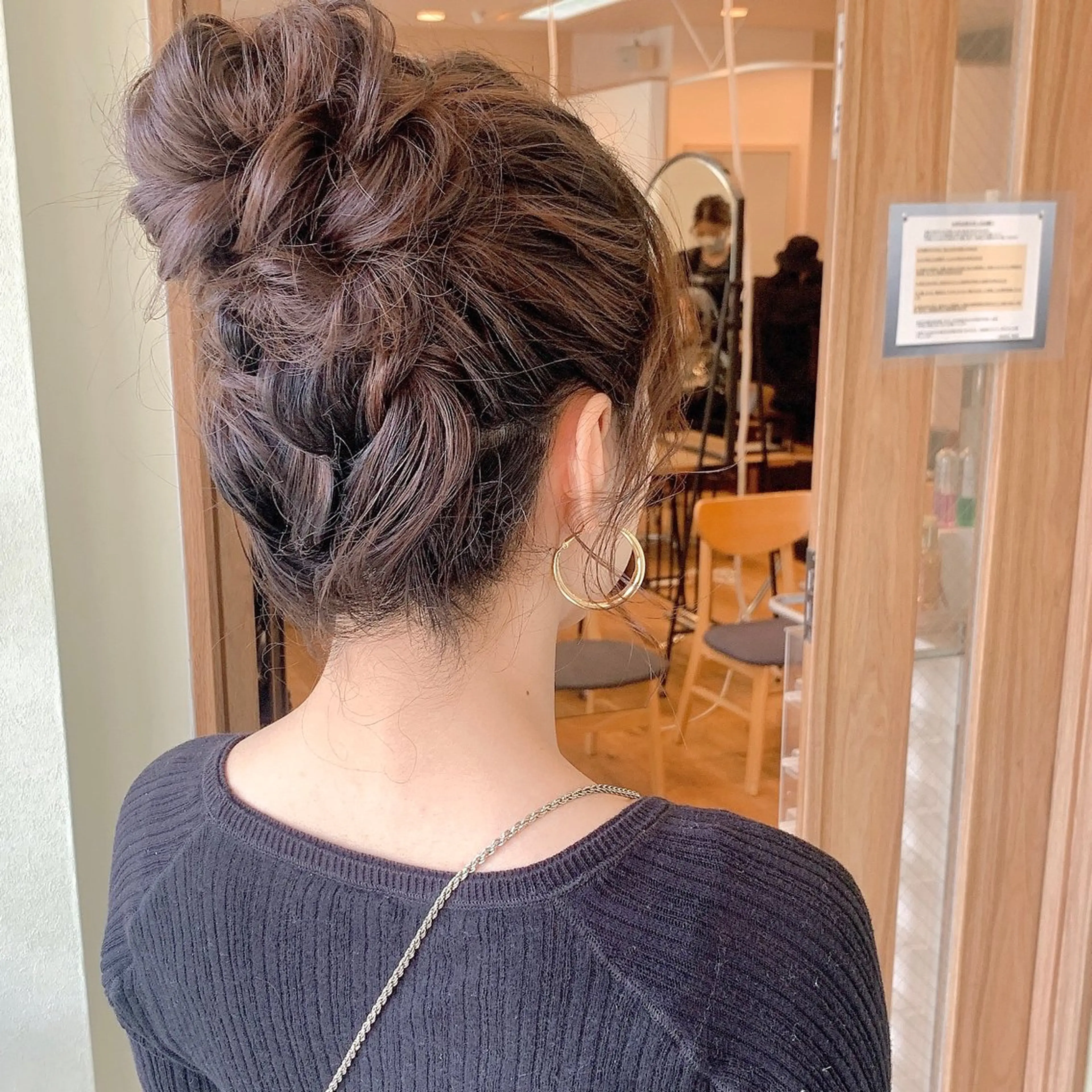 ロング ヘアアレンジ ヘアセット NUMBER_ ユイナのヘアスタイル