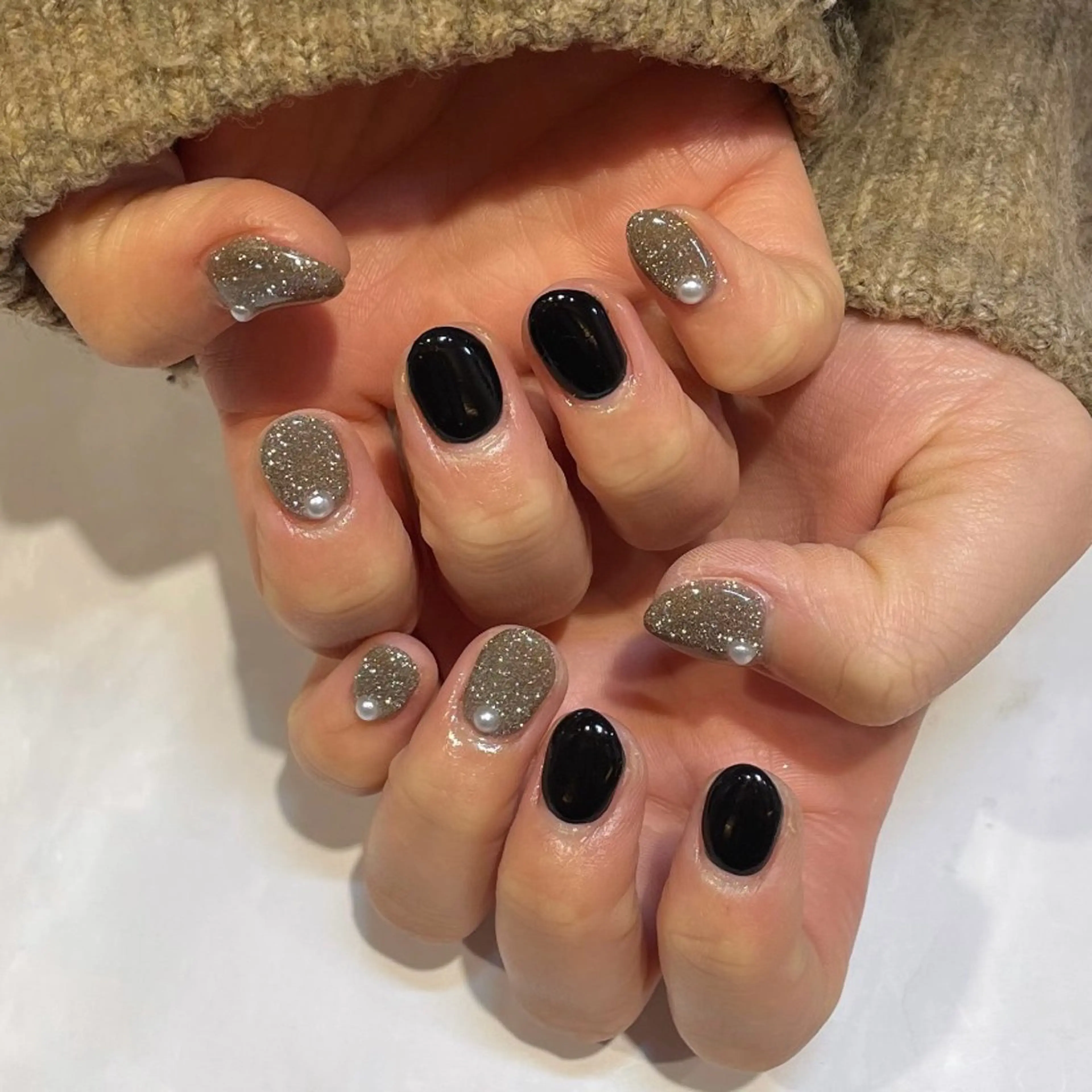 ネイル シンプルネイル 友野 遥のネイルデザイン