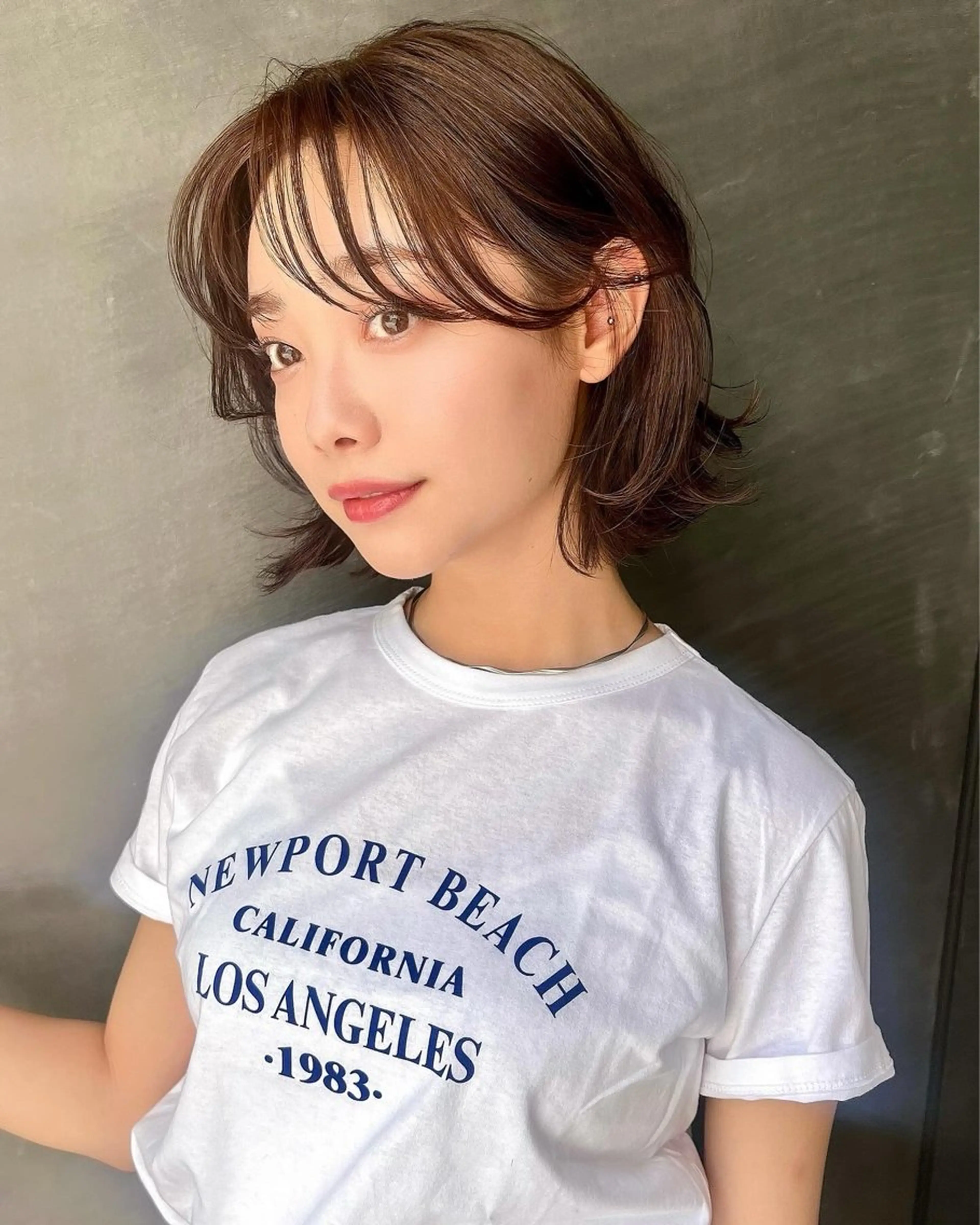 ミディアム パーマ カット トリートメント 🌱小顔ヘア/ボブ ミディアム/双葉🌱のヘアスタイル