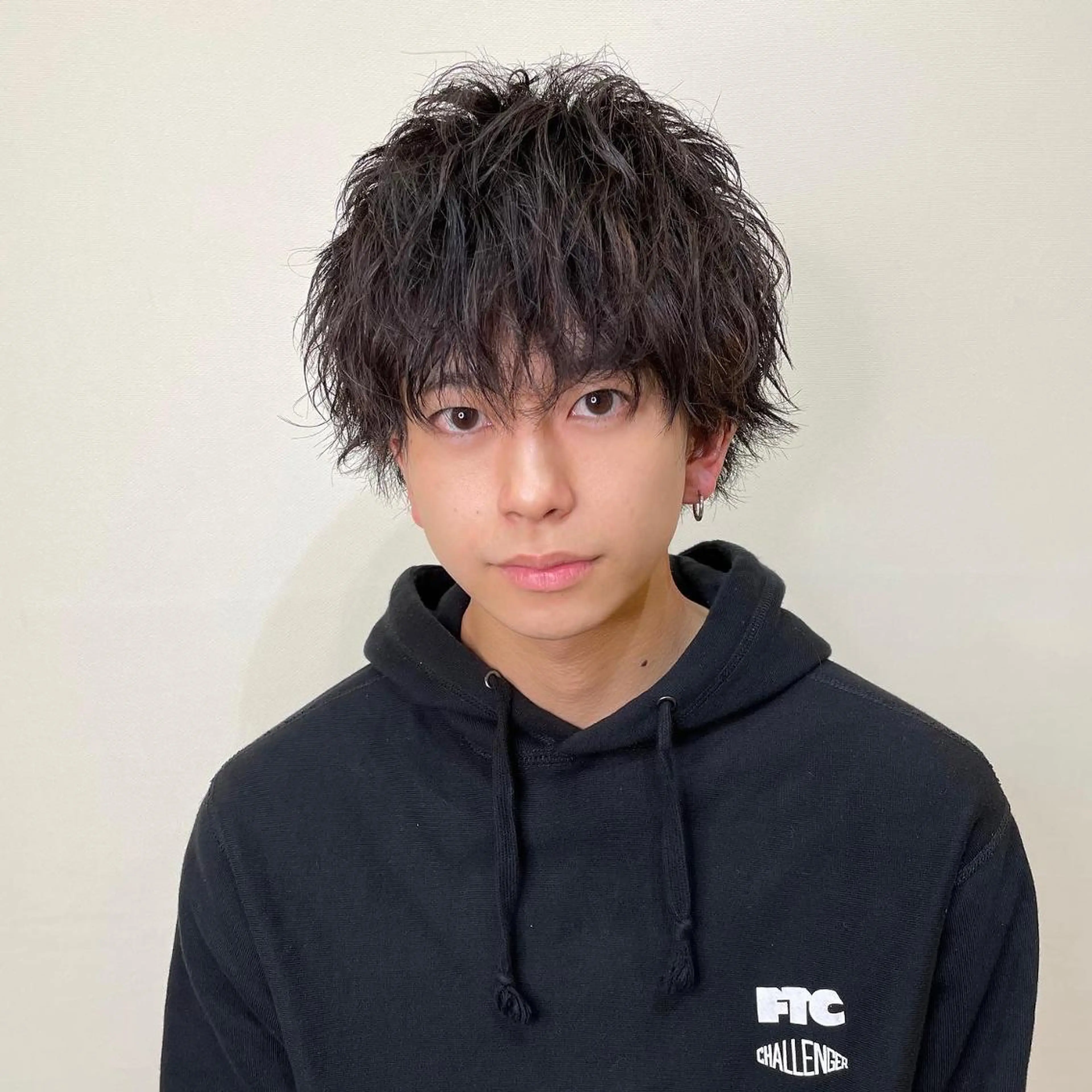 ミディアム カラー メンズ パーマ ✂️メンズサロン✂️ SHINE✨浅野士稀のヘアスタイル