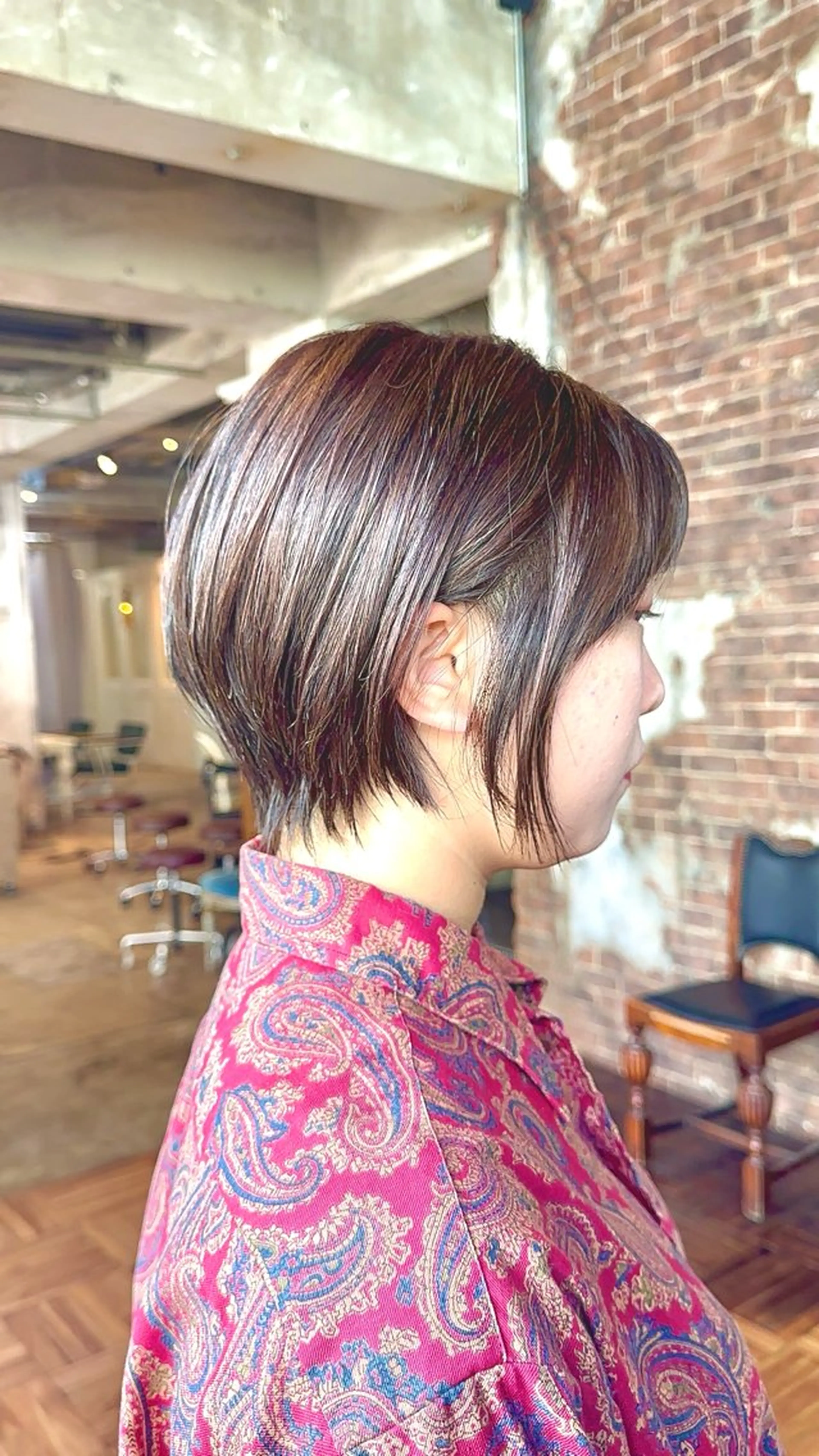 ショート カラー 韓国レイヤー✨ yasuko銀座のヘアスタイル