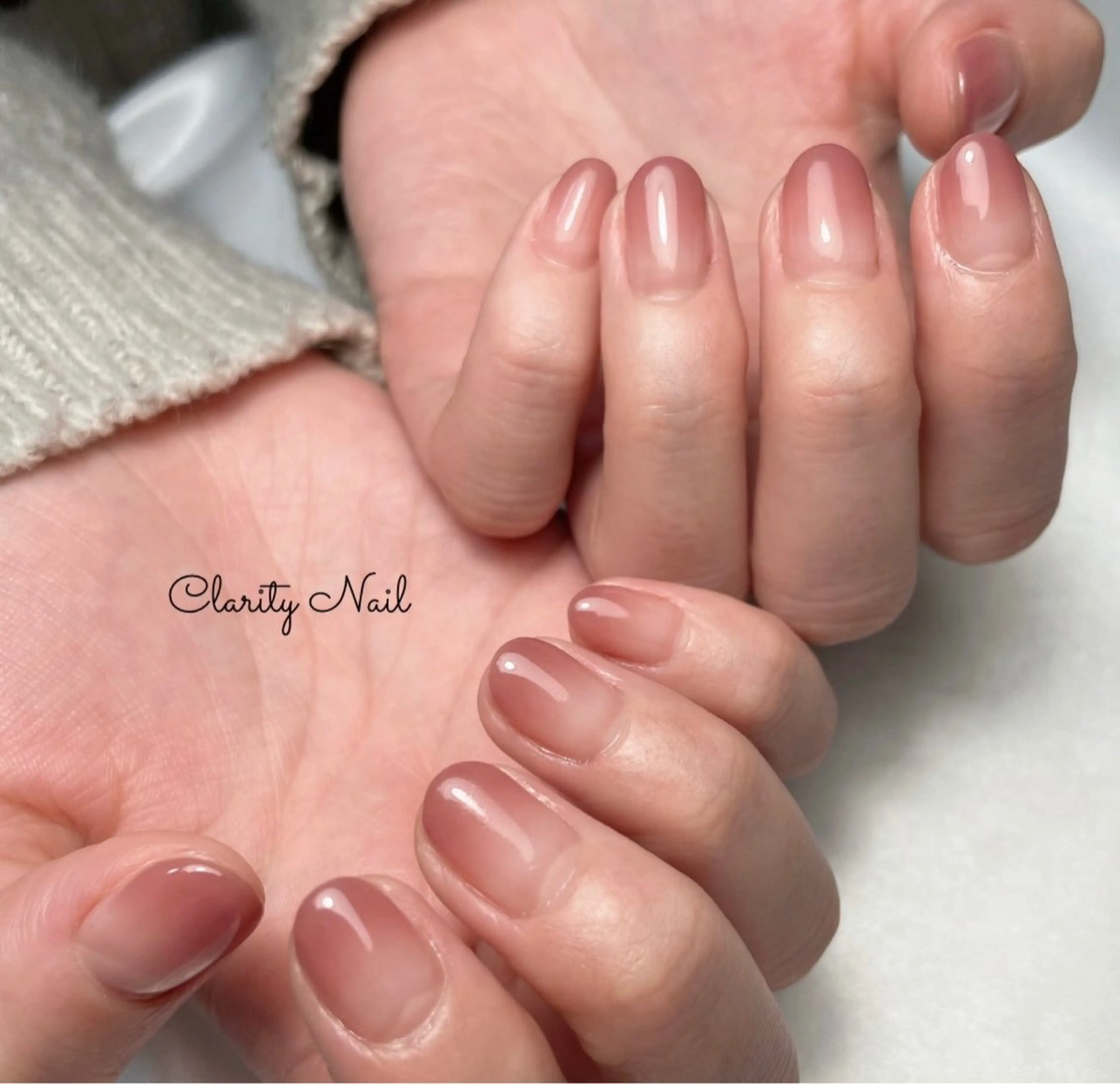 ネイル グラデーション ハンドネイル Clarity Nailのネイルデザイン
