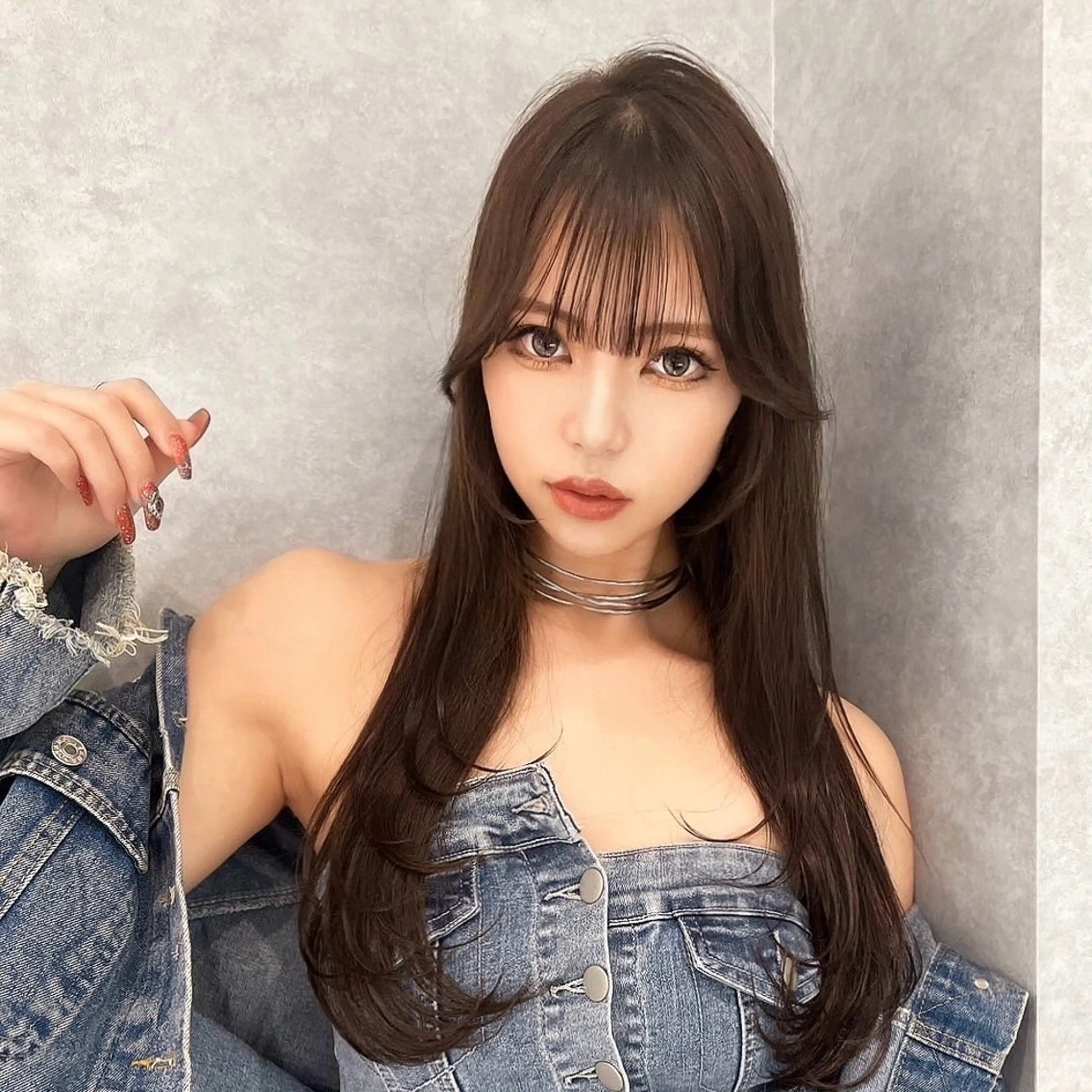 ロング ロングレイヤー レイヤーカット ロング 🥇KEN /レイヤー/艶カラーのヘアスタイル