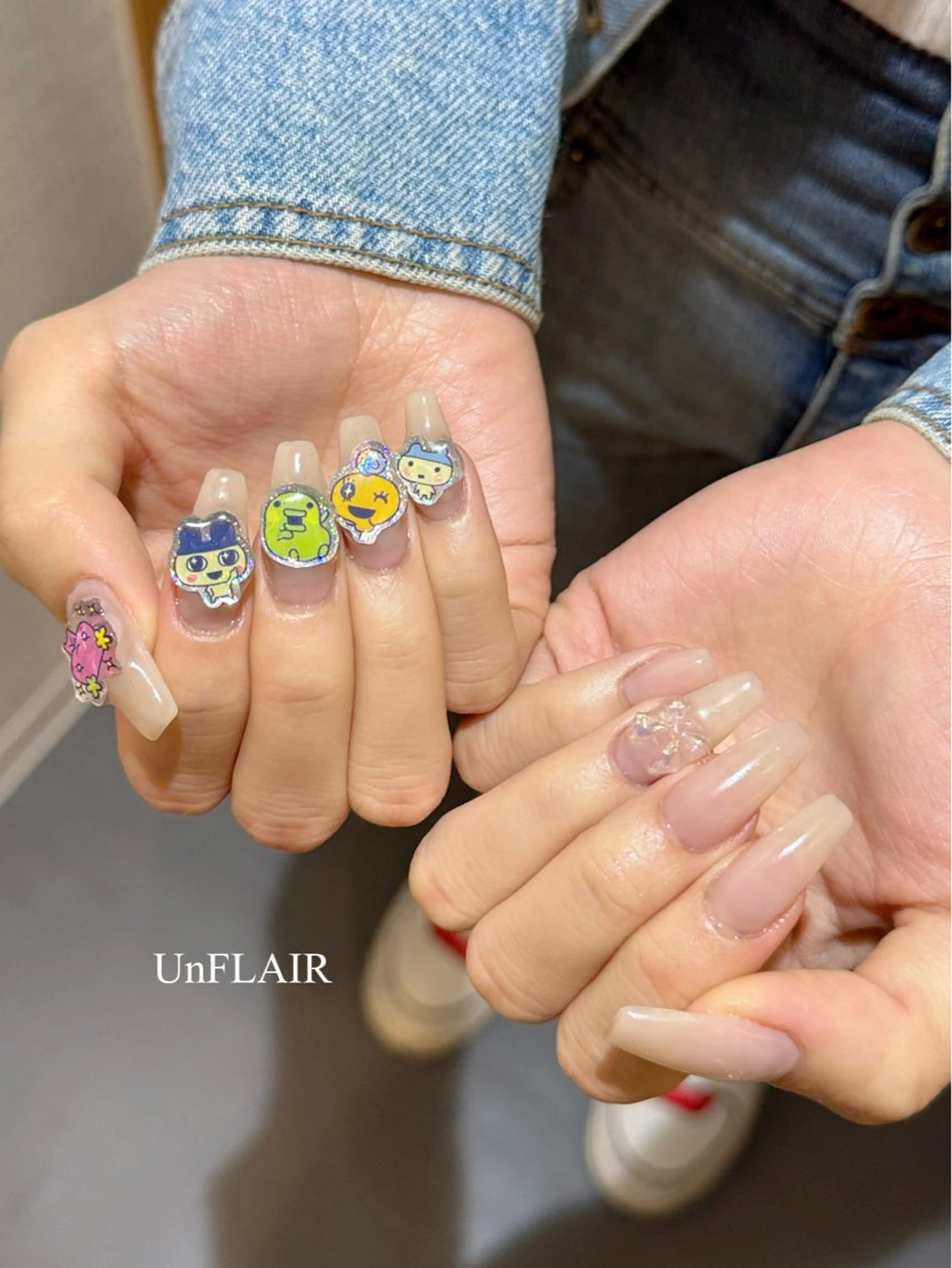 ネイル 持ち込み ハンドネイル UnFLAIR 麻布十番店🧸NAOのネイルデザイン