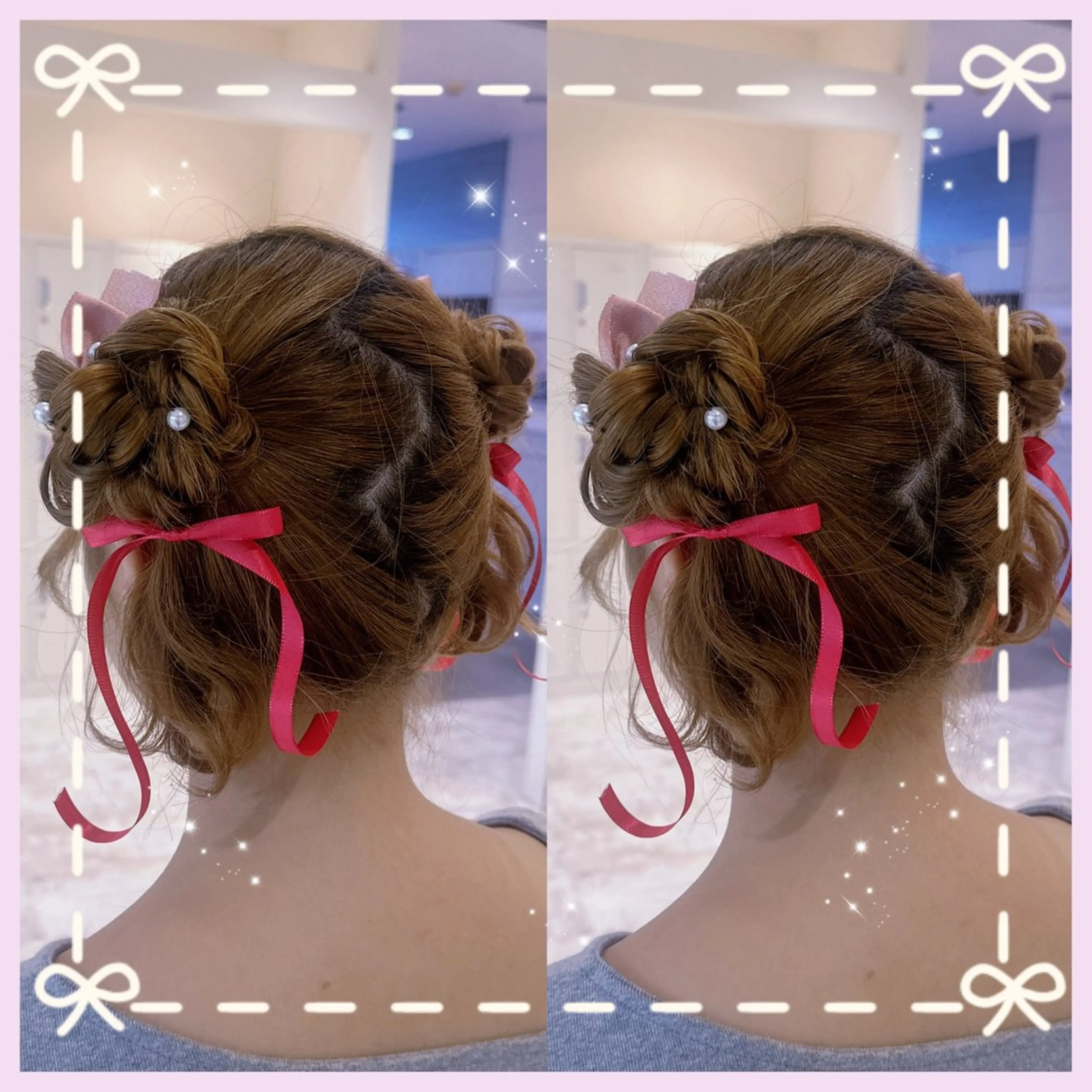 ロング ヘアアレンジ エクステ♡ヘアメ 内村麻衣のヘアスタイル