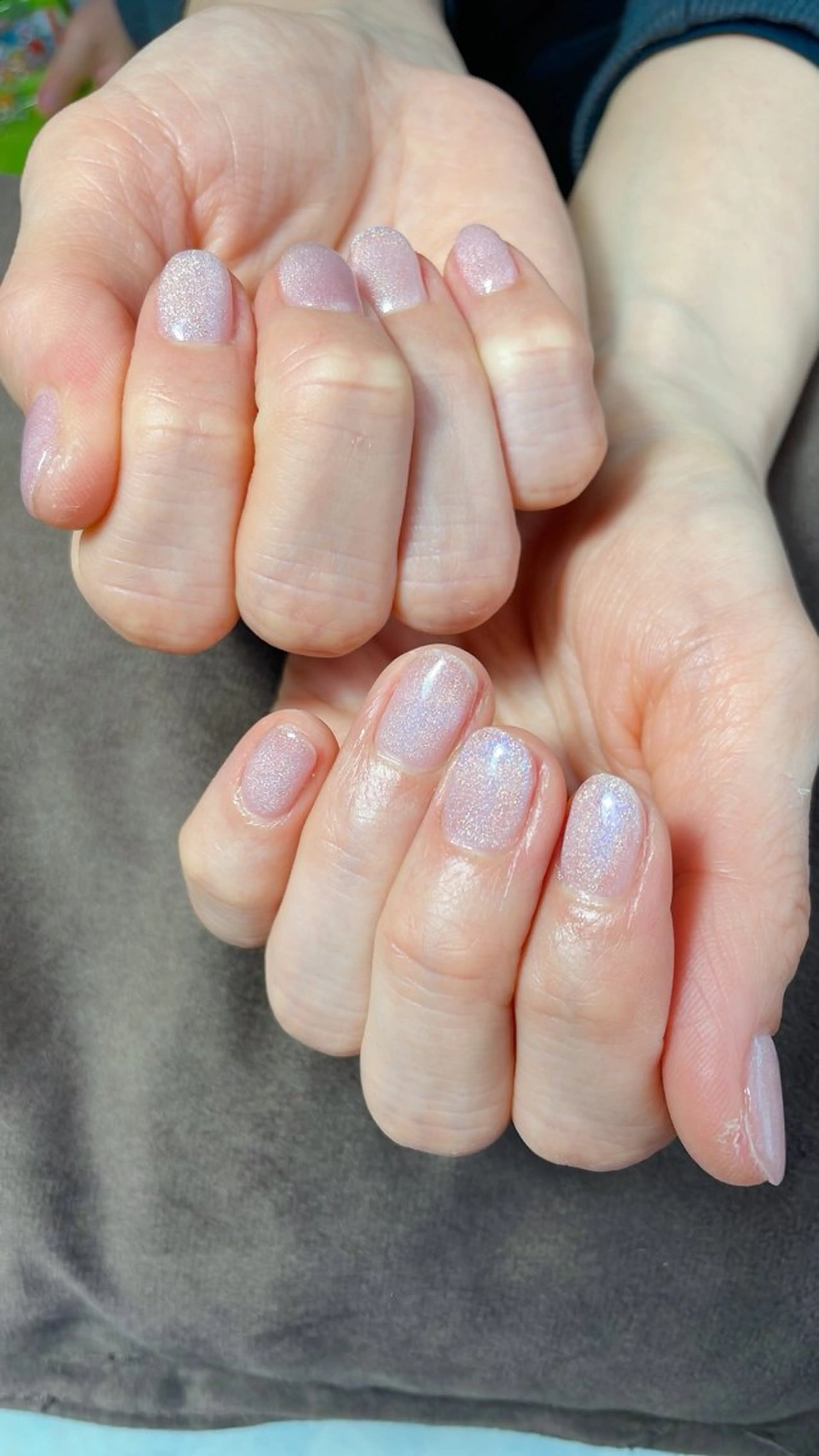 ネイル マグネットネイル ワンカラーネイル ハンドネイル 三原 麻佑のネイルデザイン