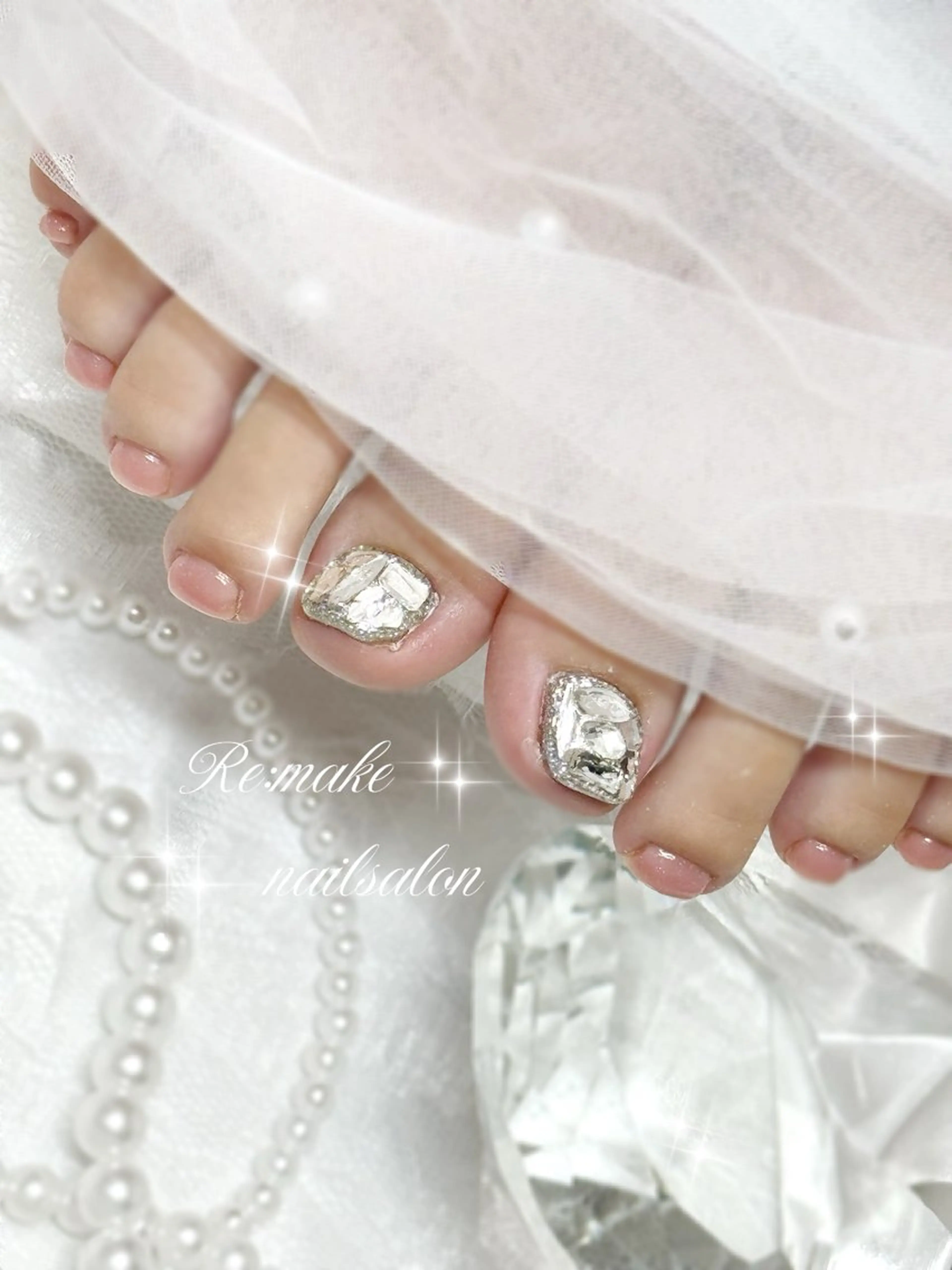 ネイル アートネイル フットネイル Suetake Shuriのネイルデザイン