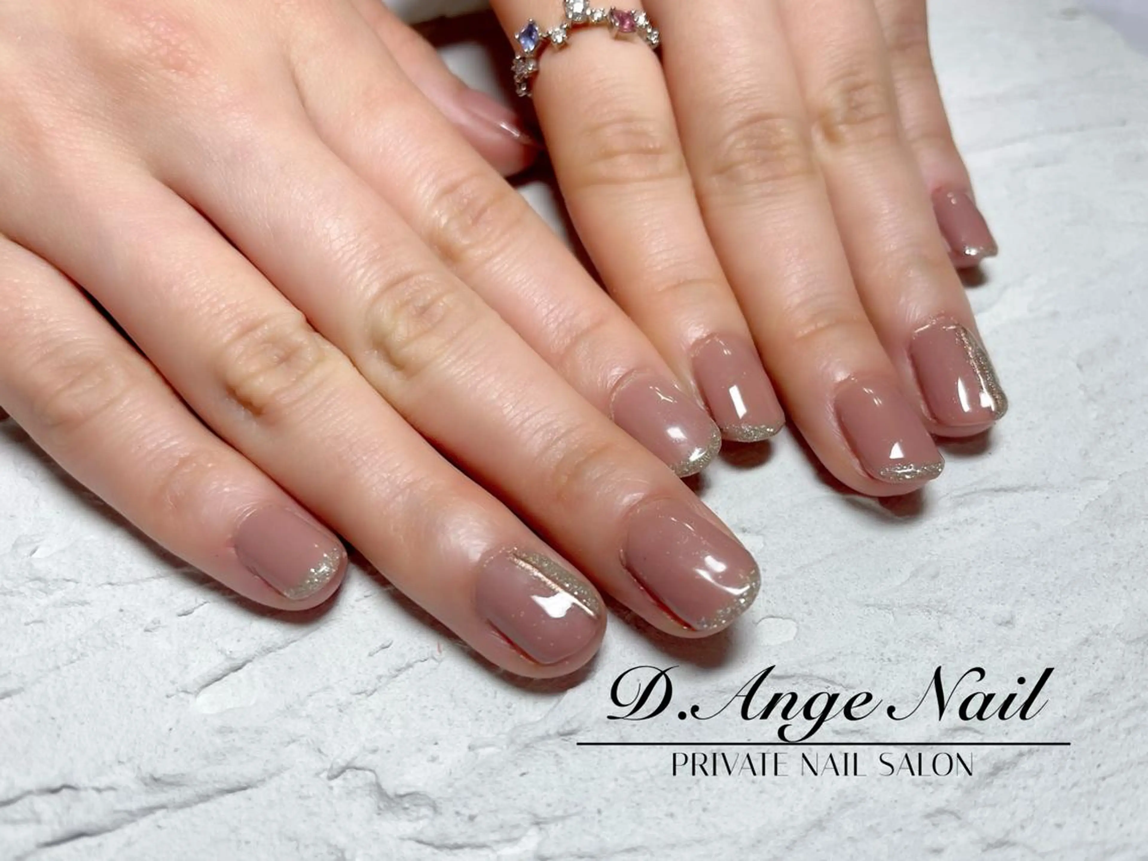 ネイル シンプルネイル ハンドネイル D.Ange Nail Salon所属・D.Ange Nailのネイルデザイン
