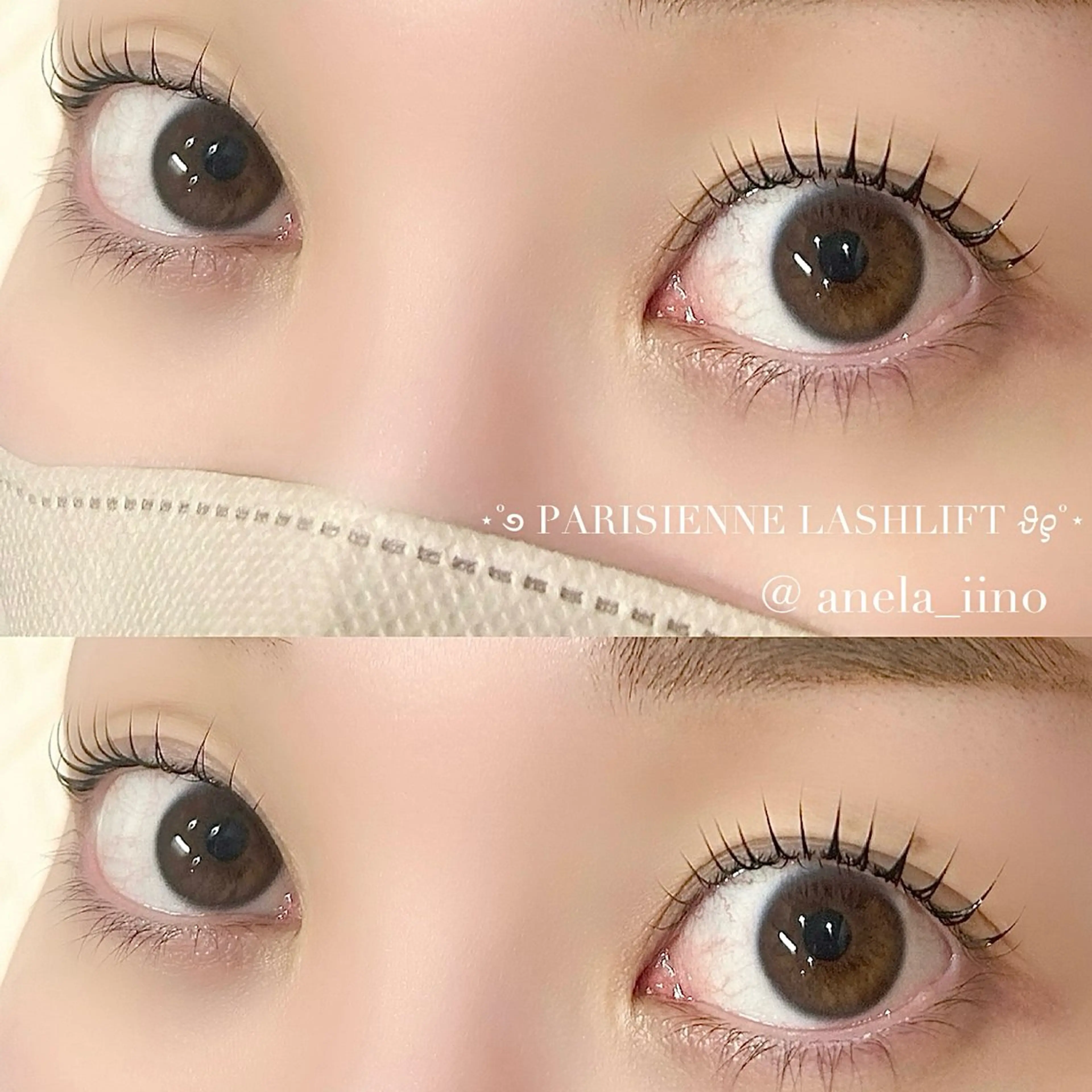 マツエク・マツパ パリジェンヌラッシュリフト 🎀ANELA 飯野🎀のマツエク・マツパデザイン