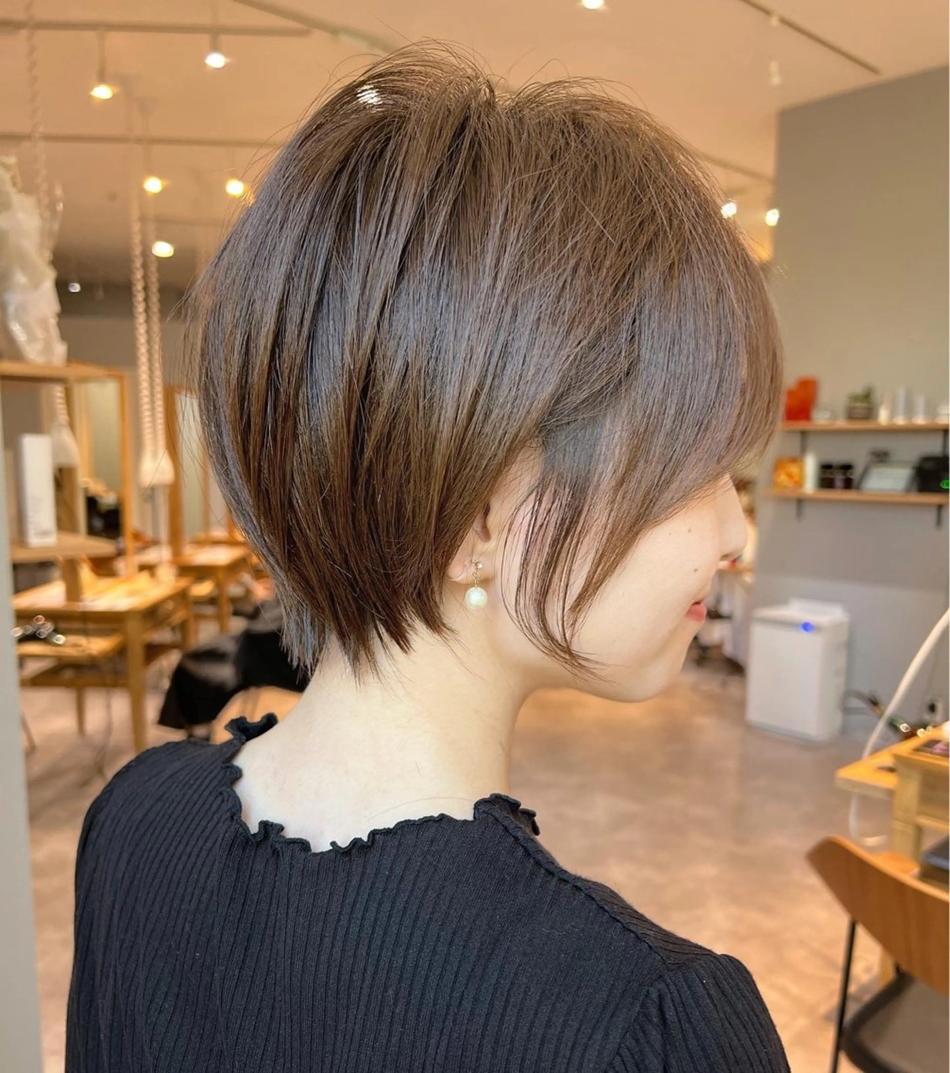 ショート 田中 優菜のヘアスタイル