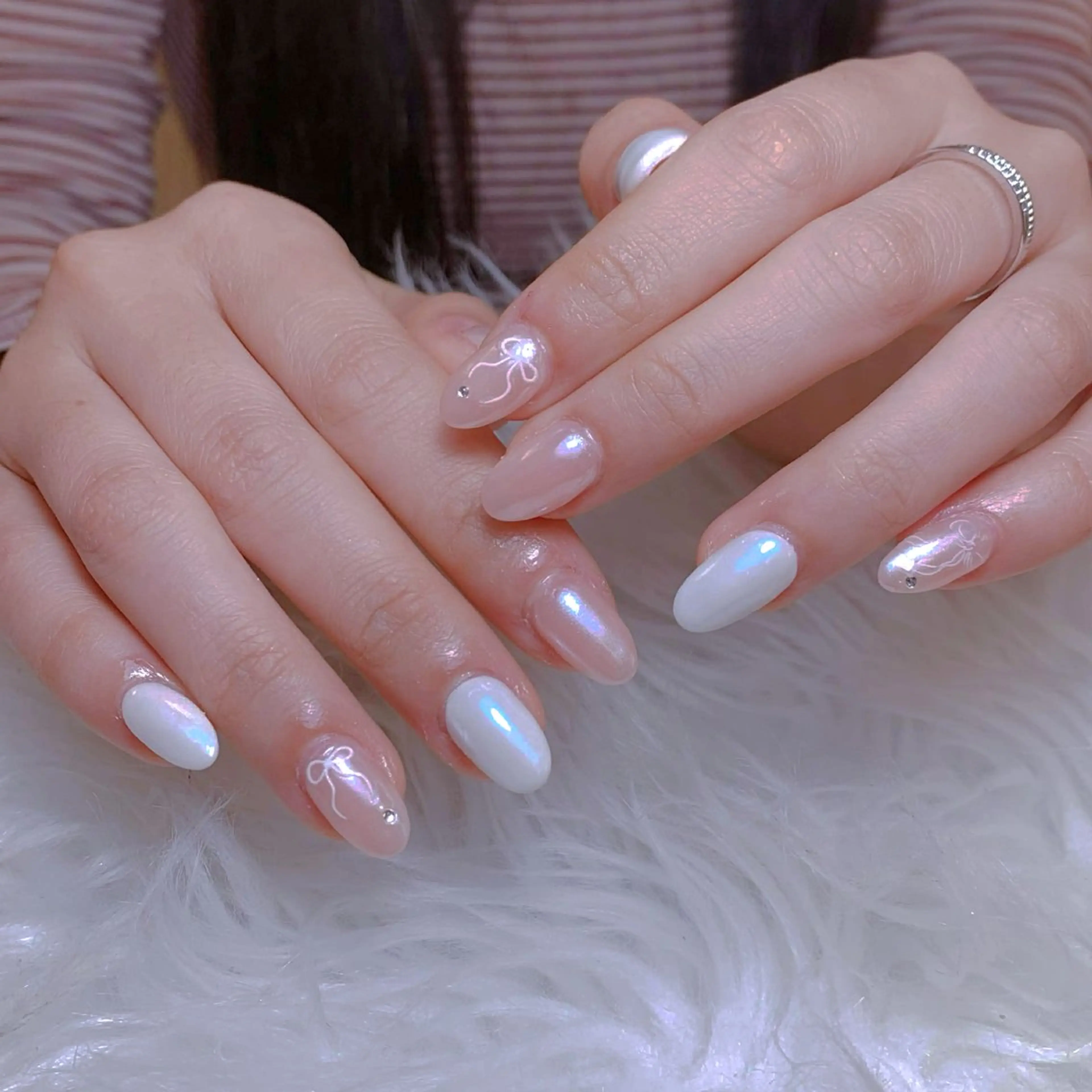 ネイル ハンドネイル ミン ゴテゴテネイルのネイルデザイン