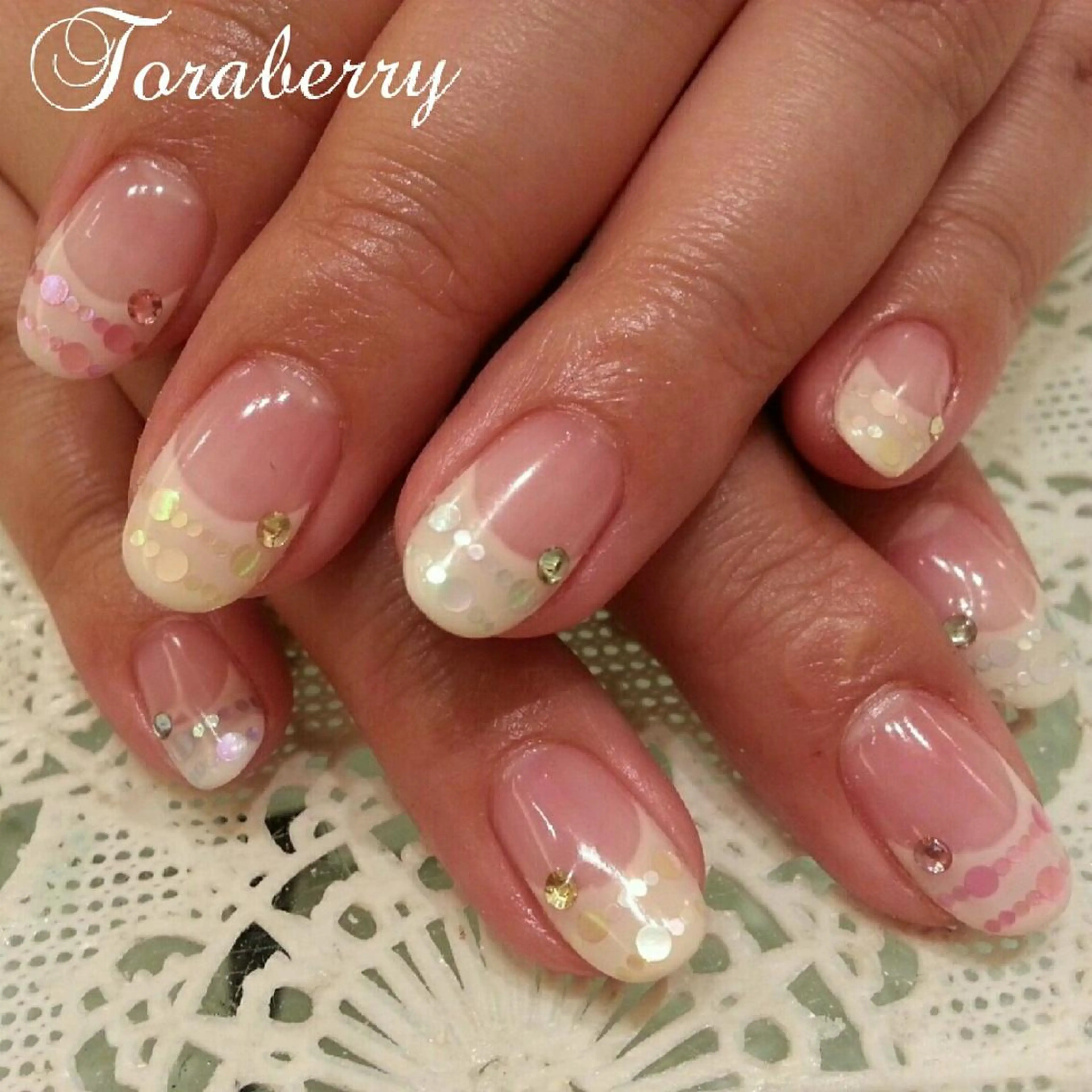 ネイル ボーダー ネイリスト なつみのネイルデザイン