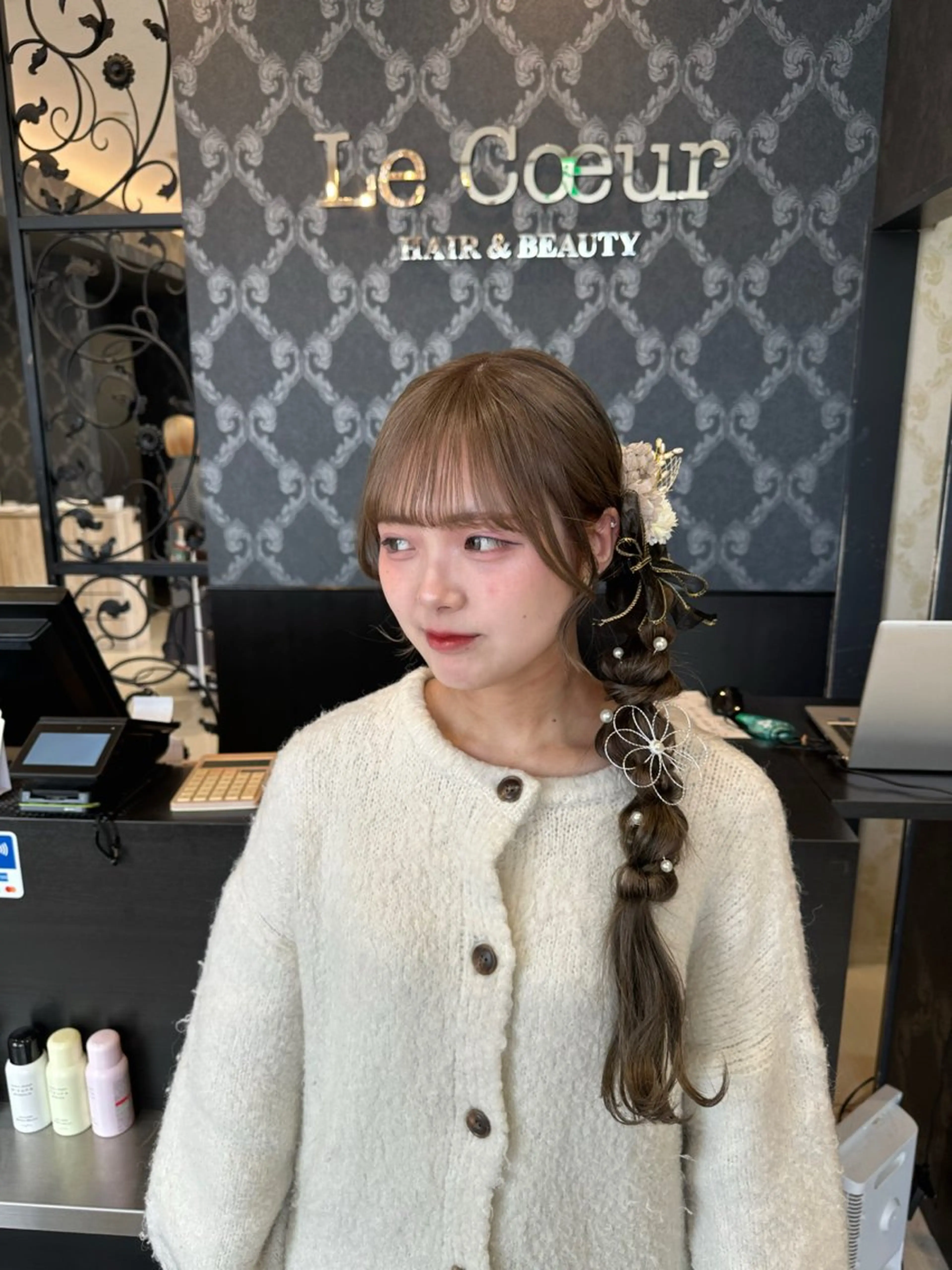 ヘアアレンジ 大口 楓のヘアスタイル