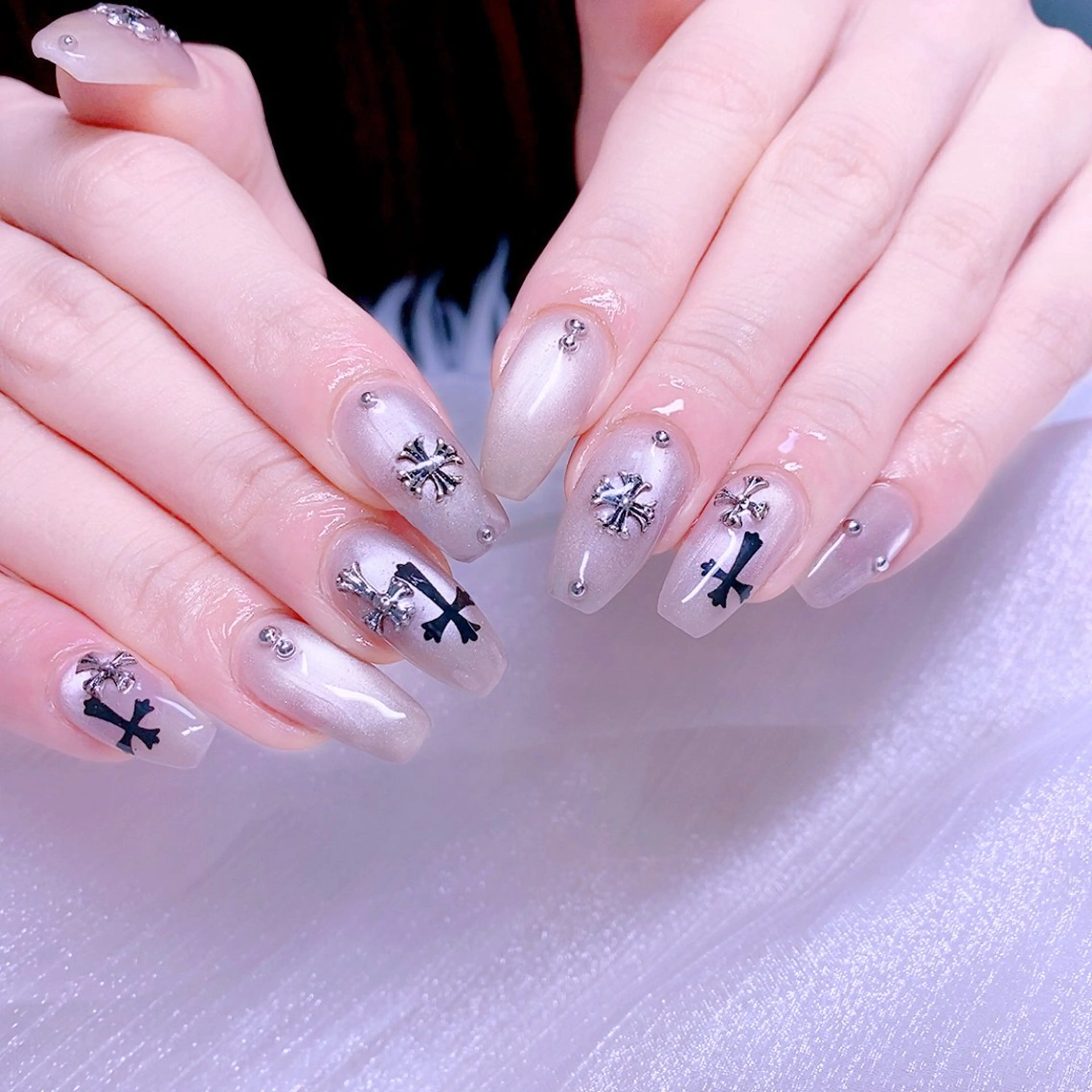 ネイル マグネットネイル 持ち込み ハンドネイル Nail Yunaのネイルデザイン