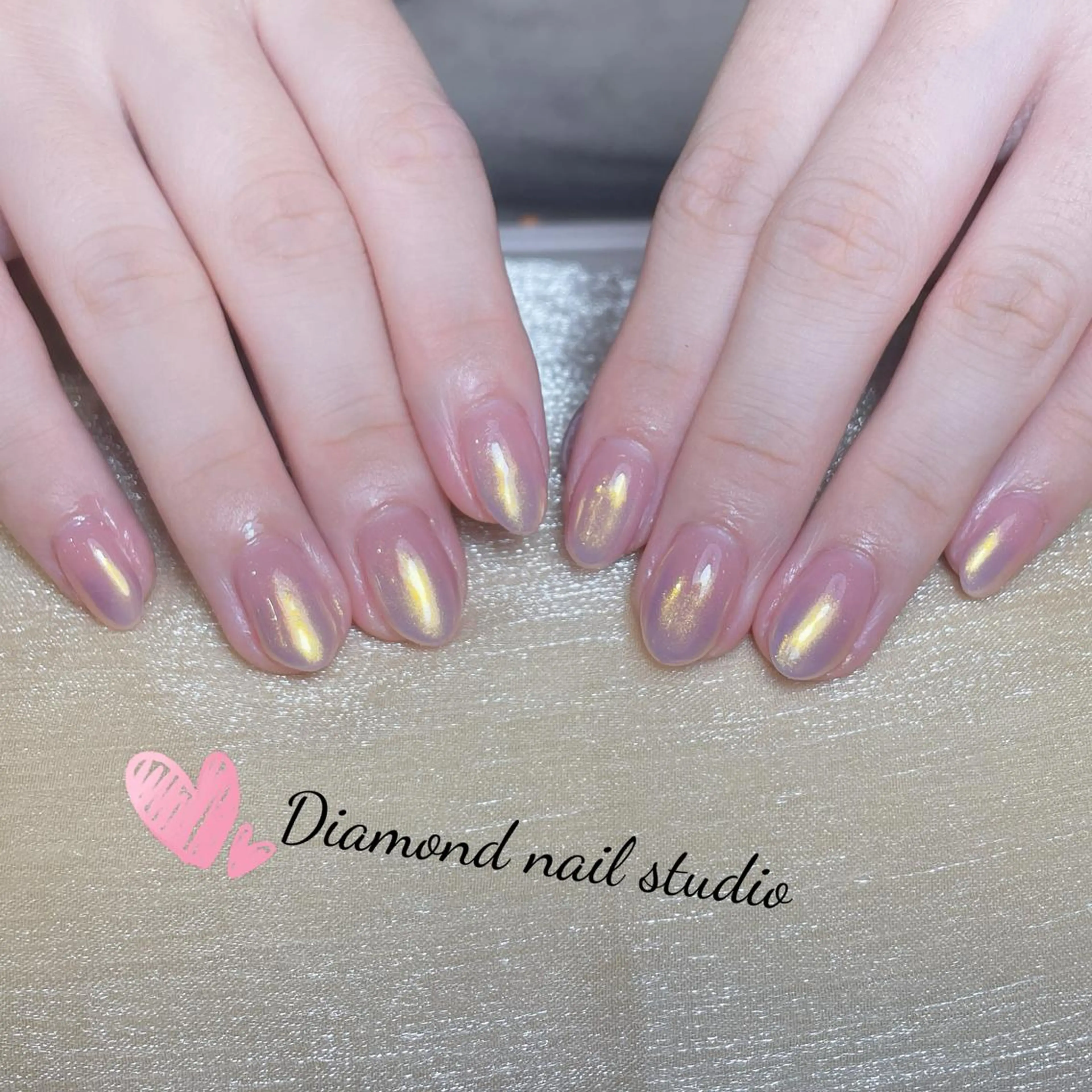 ネイル アートネイル オーロラネイル ガーリー キラキラネイル 韓国ネイル ハンドネイル DIAMOND Nail🍒のネイルデザイン